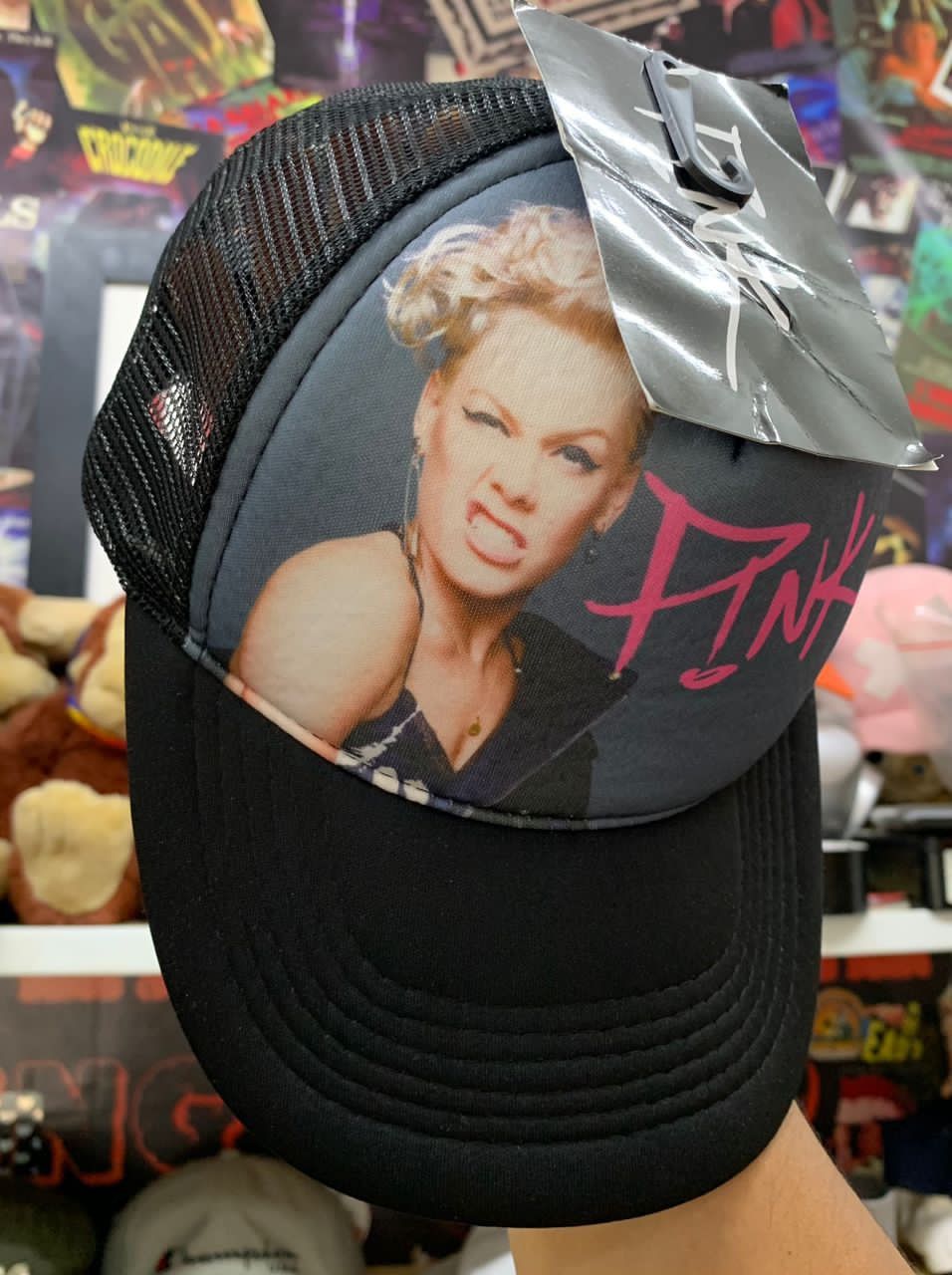 Pink 🔥NEED SOLD ASAP🔥pink trucker hat copyright 2019 Size ONE SIZE - 2 Thumbnail