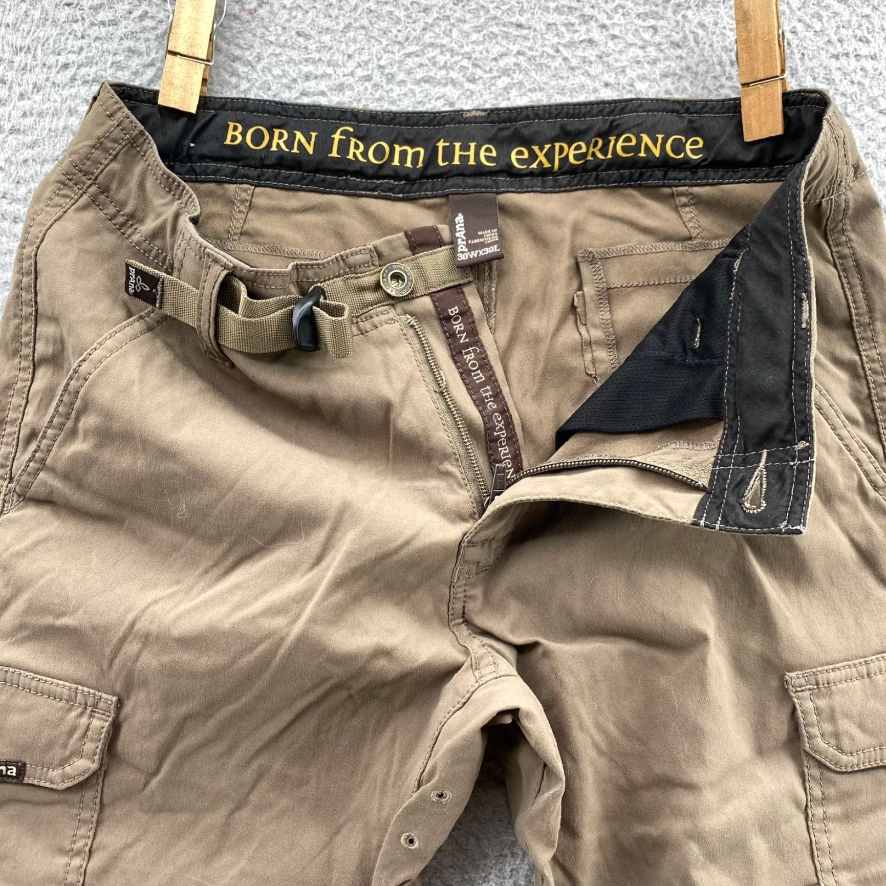 Prana prAna Zion Cropped Pants Men's 30X25 Brown Cargo Performance Hiking Gorpcore - Pants - Men - 30 - Brown - Cropped - Cargo - Nylon - Spandex - 90s? Size US 30 / EU 46 - 7 Thumbnail