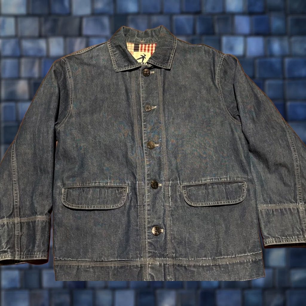 Issey Miyake ISSEY MIYAKE HAI SPORTING GEAR DENIM JACKET MEN Multicolor Cotton M Used Jacket Mens Denim Jacket Denim Jacket Men Multicolor Cotton M Used Size US M / EU 48-50 / 2 - 1 Thumbnail