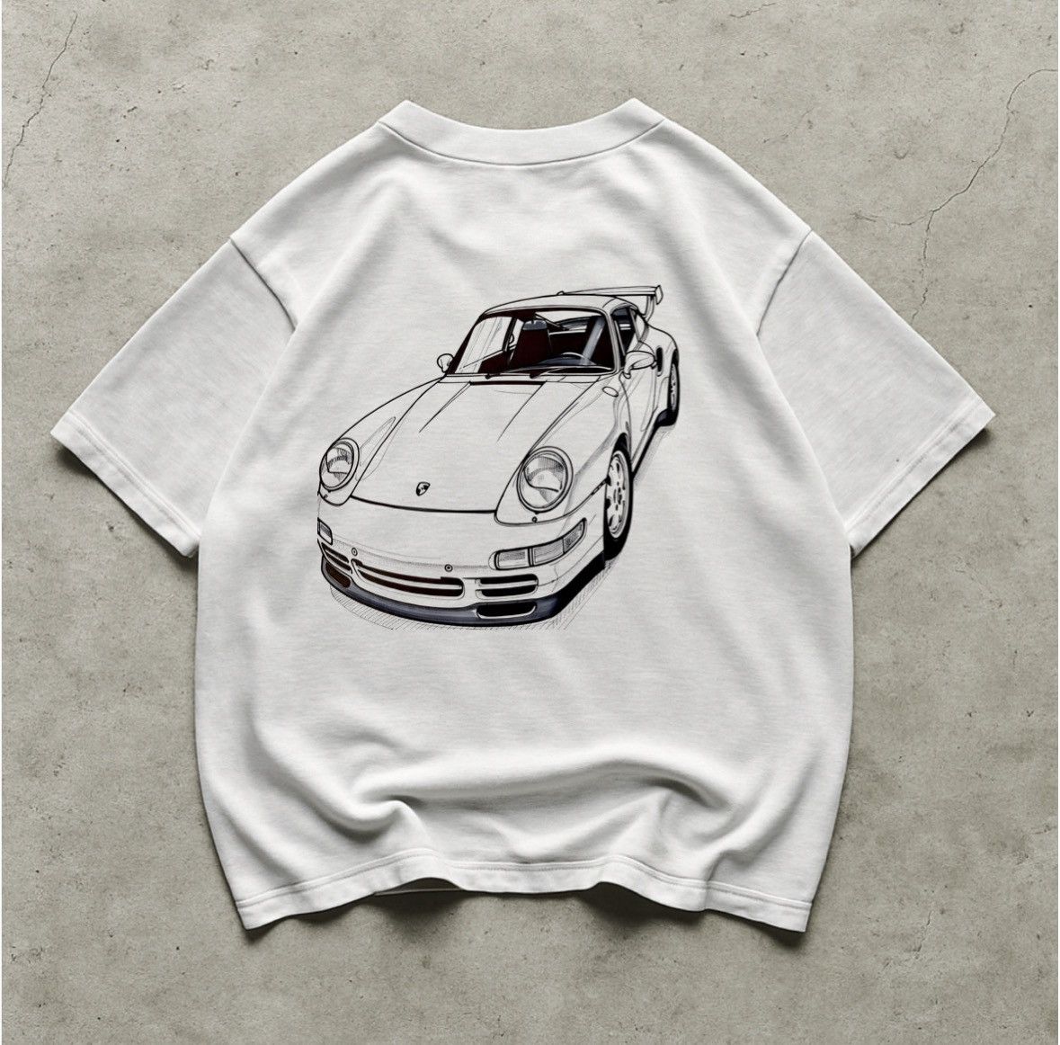 Vintage Porsche Graphic Tee Size US S / EU 44-46 / 1 - 1 Thumbnail