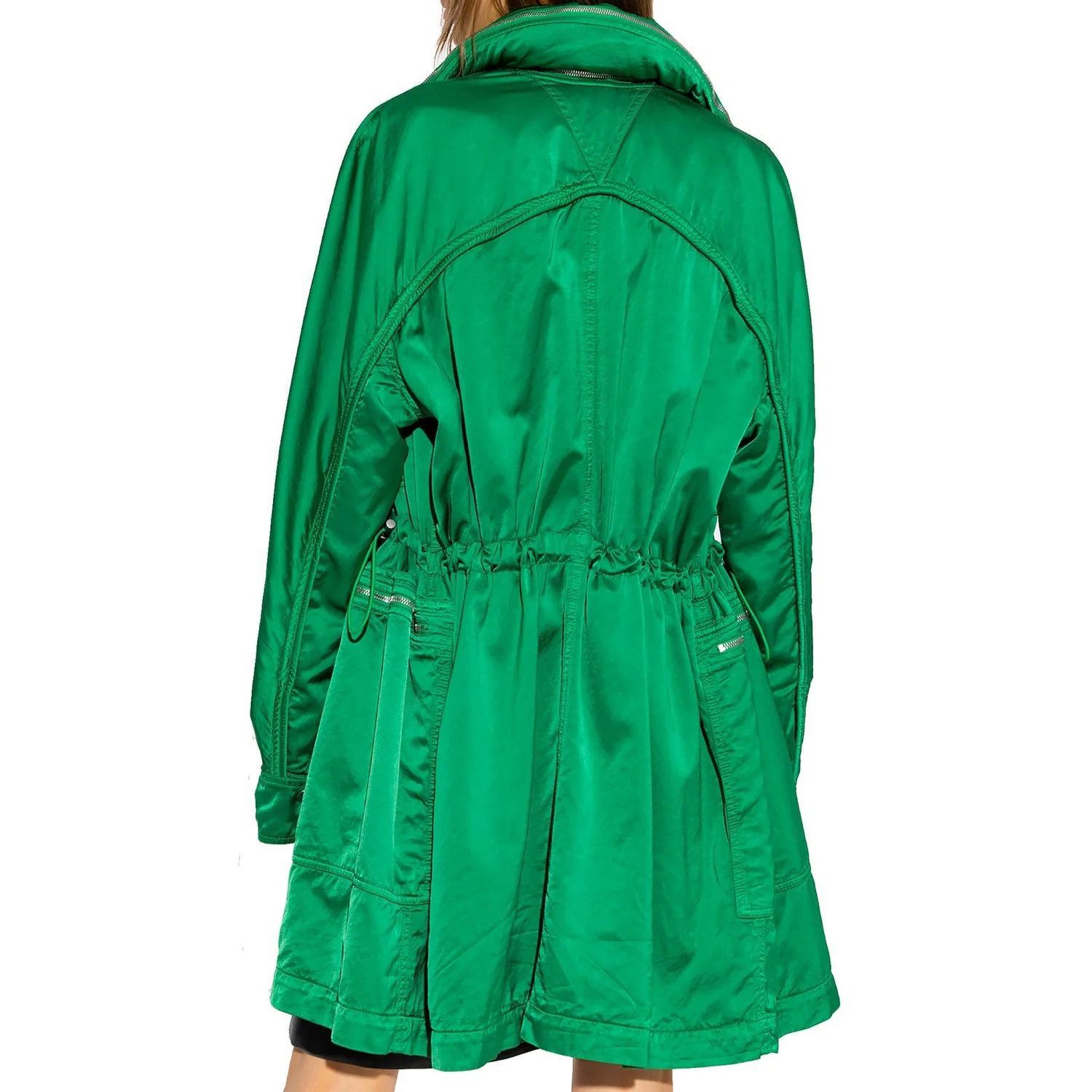 Bottega Veneta o1y0725 Coat in Green Size XS / US 0-2 / IT 36-38 - 4 Thumbnail