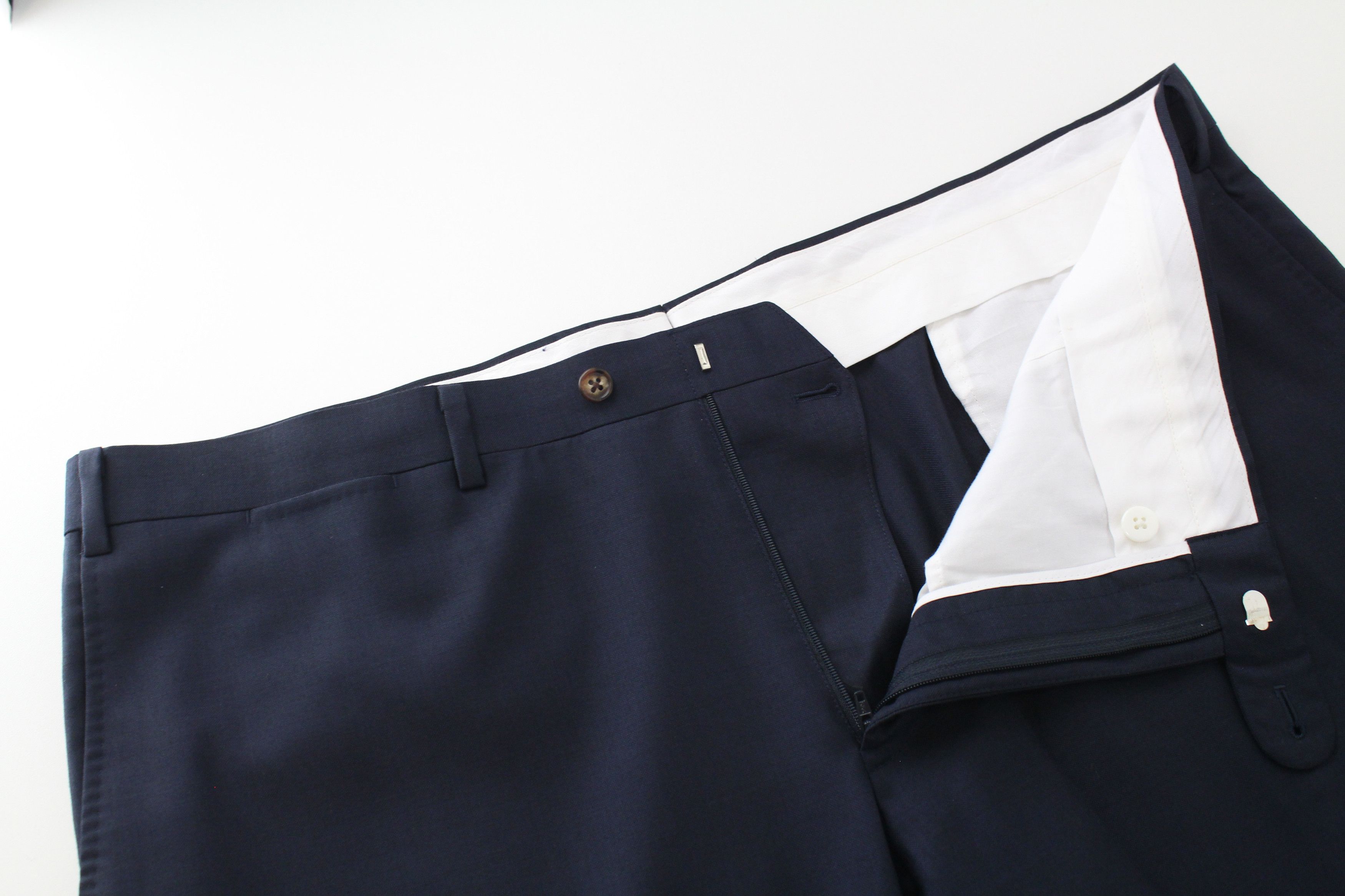 Suitsupply LAZIO UK50S Wool Navy Waistcoat Trousers Set 60875 Size 50S - 9 Thumbnail