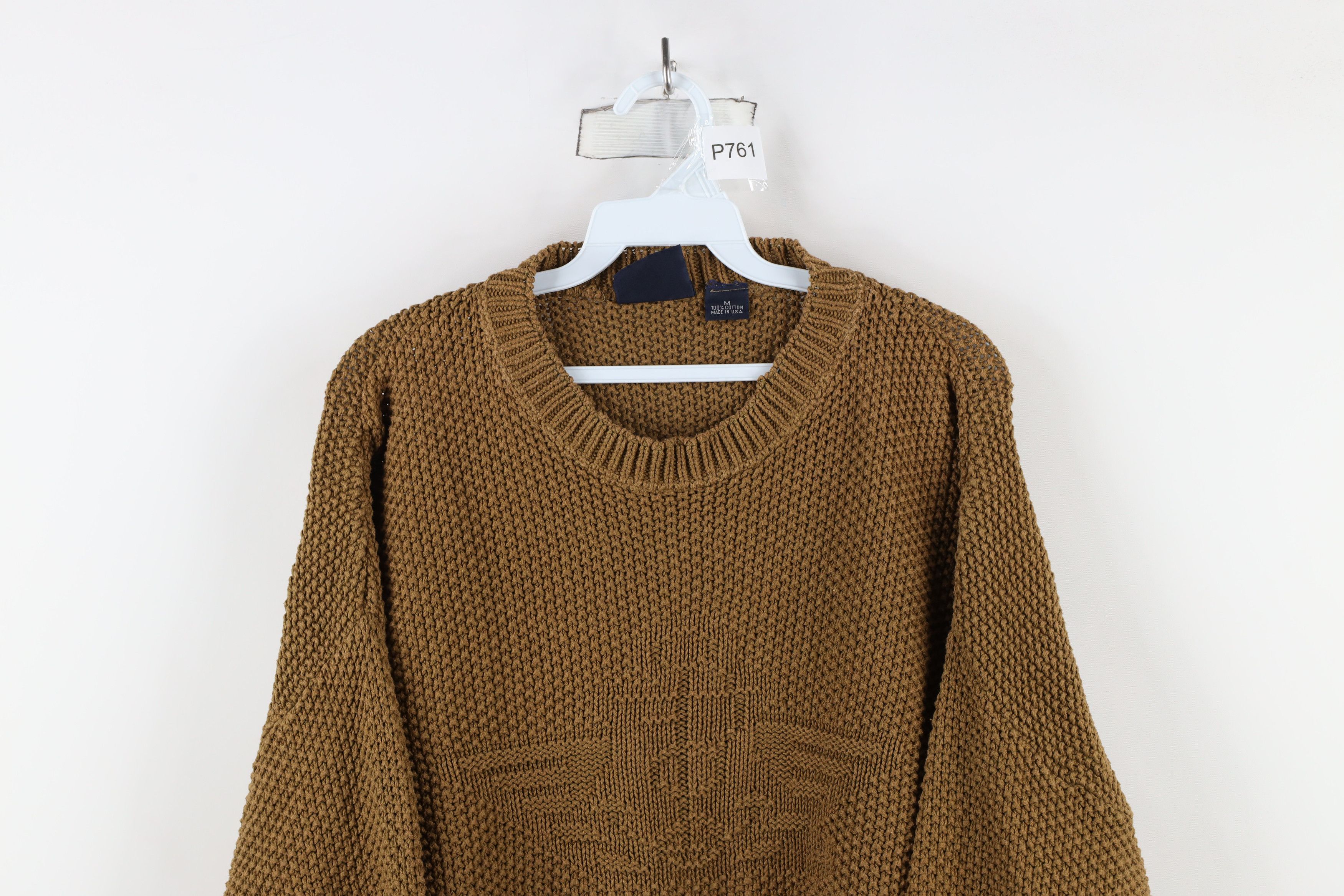 Dockers × Vintage Vintage 90s Dockers Heavyweight Thermal Knit Sweater USA Size US M / EU 48-50 / 2 - 2 Thumbnail