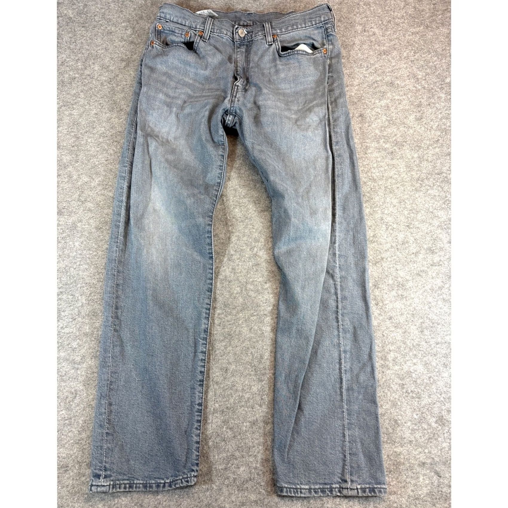 Levi's VINTAGE Levi's Jeans 502 Denim Tapered 32x32 Blue Faded Whiskering Retro Mens Jeans Size US 32 / EU 48 - 2 Thumbnail
