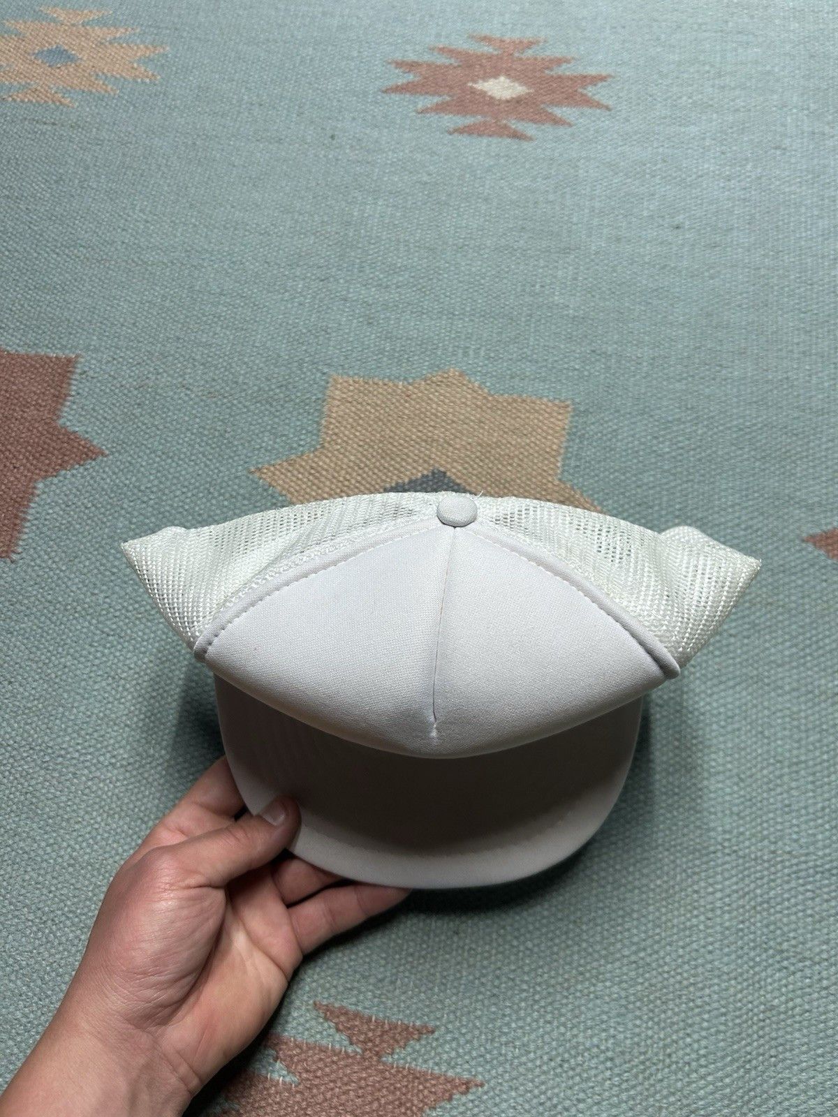 Vintage Vtg trucker hat mesh Mickey’s 6-D’s Restaurant white snap Size ONE SIZE - 3 Thumbnail