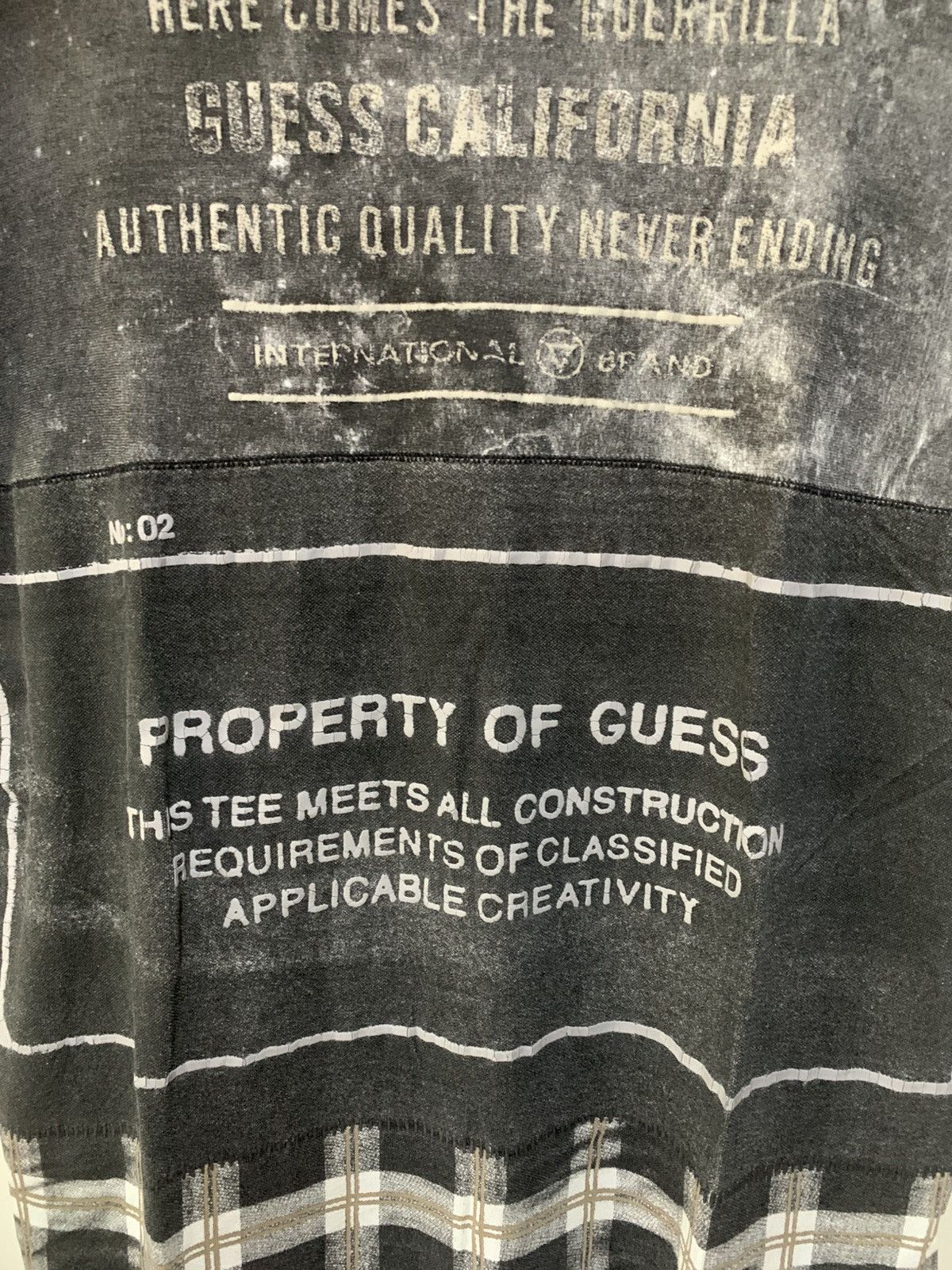 Guess GUESS Poem Tee Shirt Size US M / EU 48-50 / 2 - 6 Thumbnail