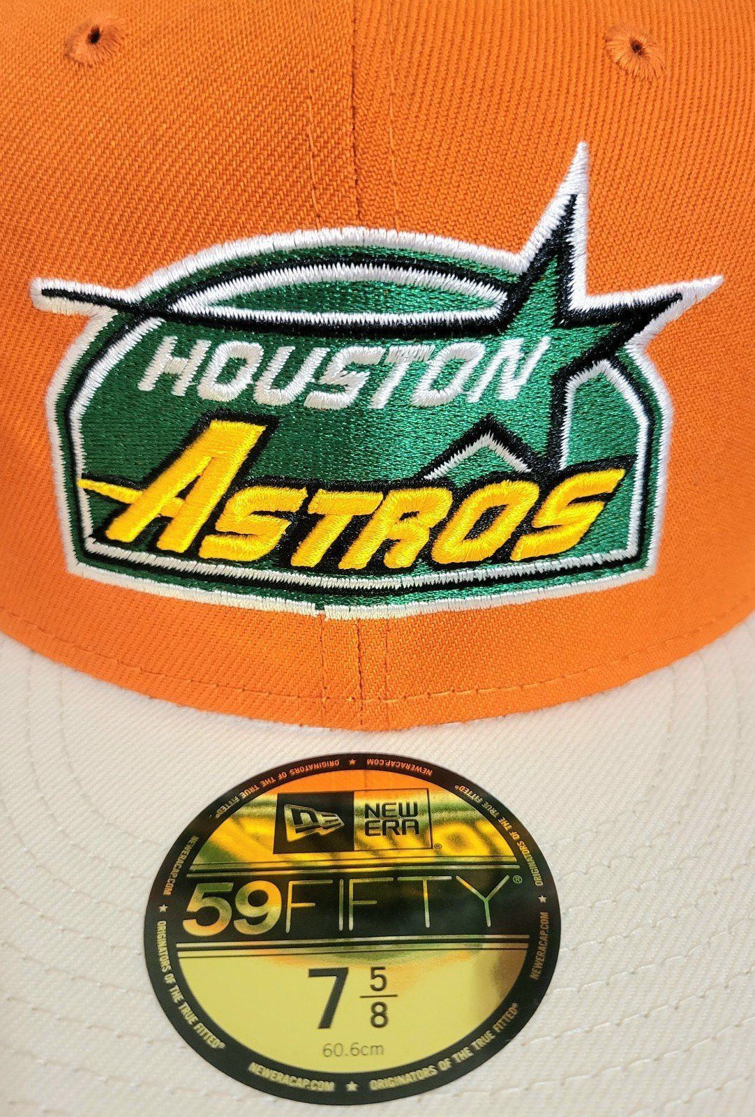 New Era *Firm* 7 5/8 City Jeans Houston Astros New Era Fitted Hat Size ONE SIZE - 2 Thumbnail