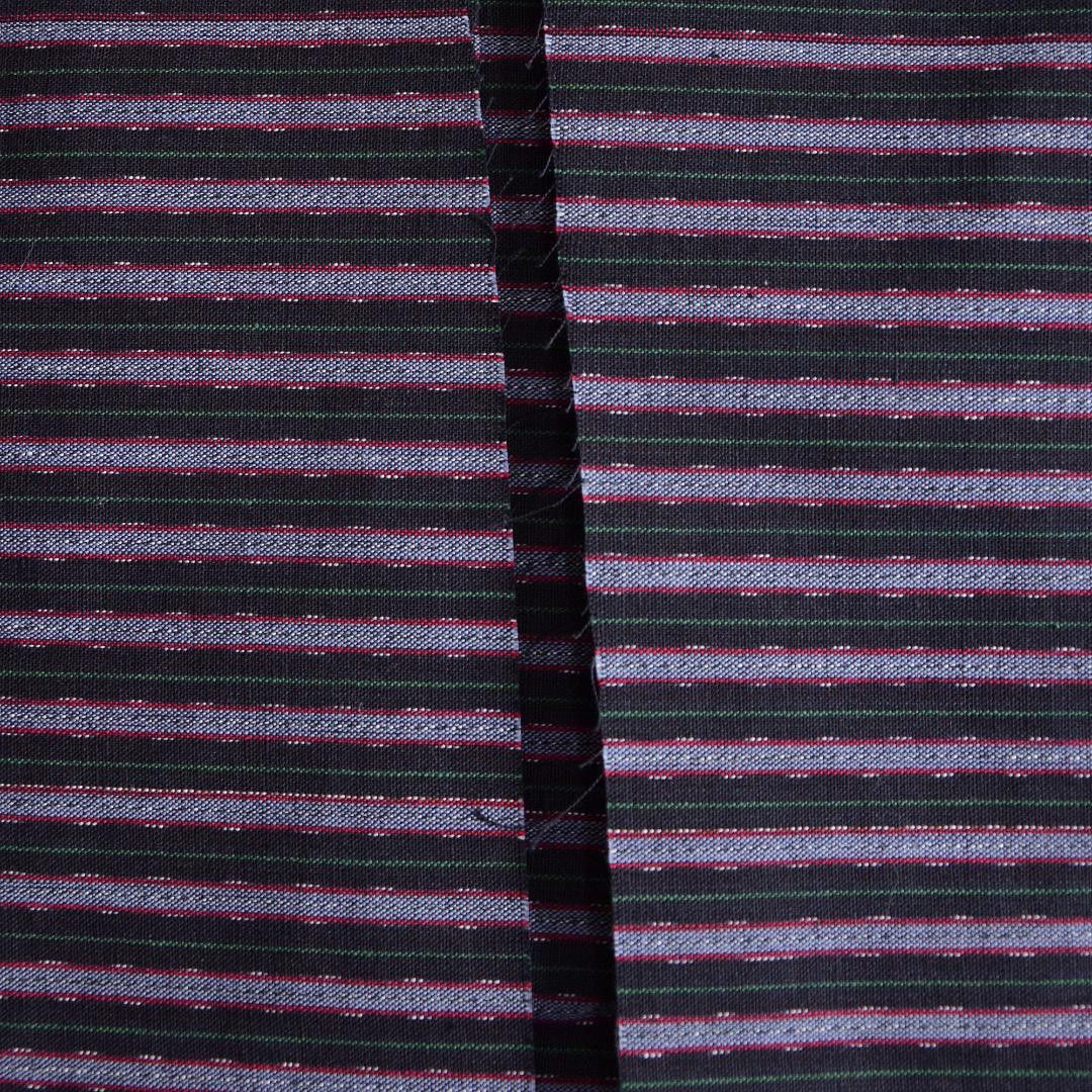 Handmade × Japanese Brand × Vintage Japanese Fabric Scraps Cotton Stripe Pattern Set of 6 Size ONE SIZE - 3 Thumbnail