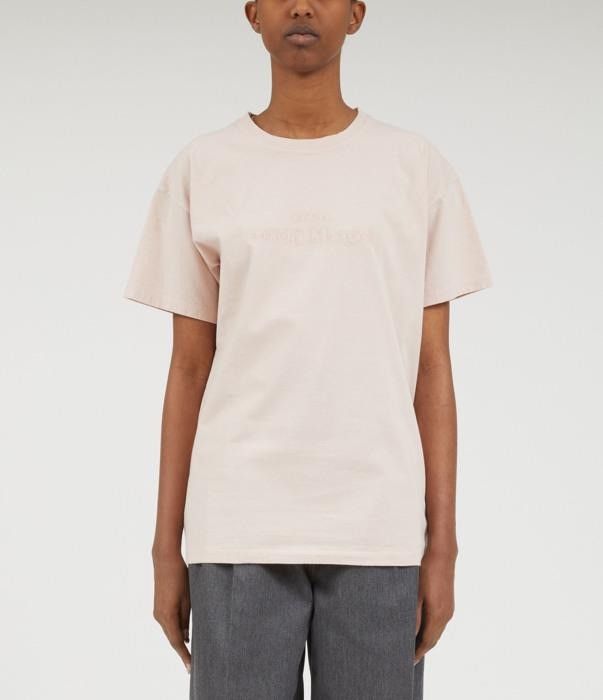 Maison Margiela o1bcso1str0526 Distort SS T-Shirt in Buff Size M / US 6-8 / IT 42-44 - 1 Thumbnail