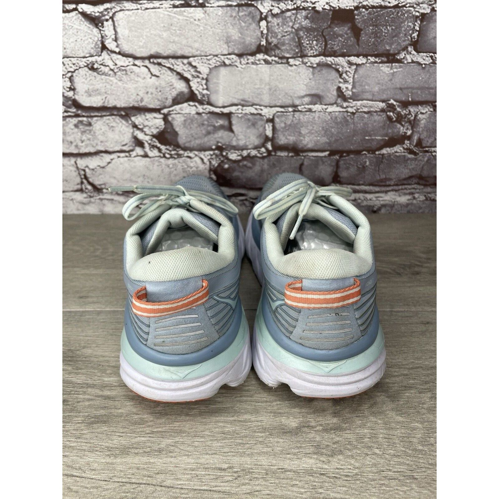 Hoka Hoka One One Bondi 7 1110519 Blue Synthetic Running Shoes Wo Size US 9 / IT 39 - 4 Thumbnail