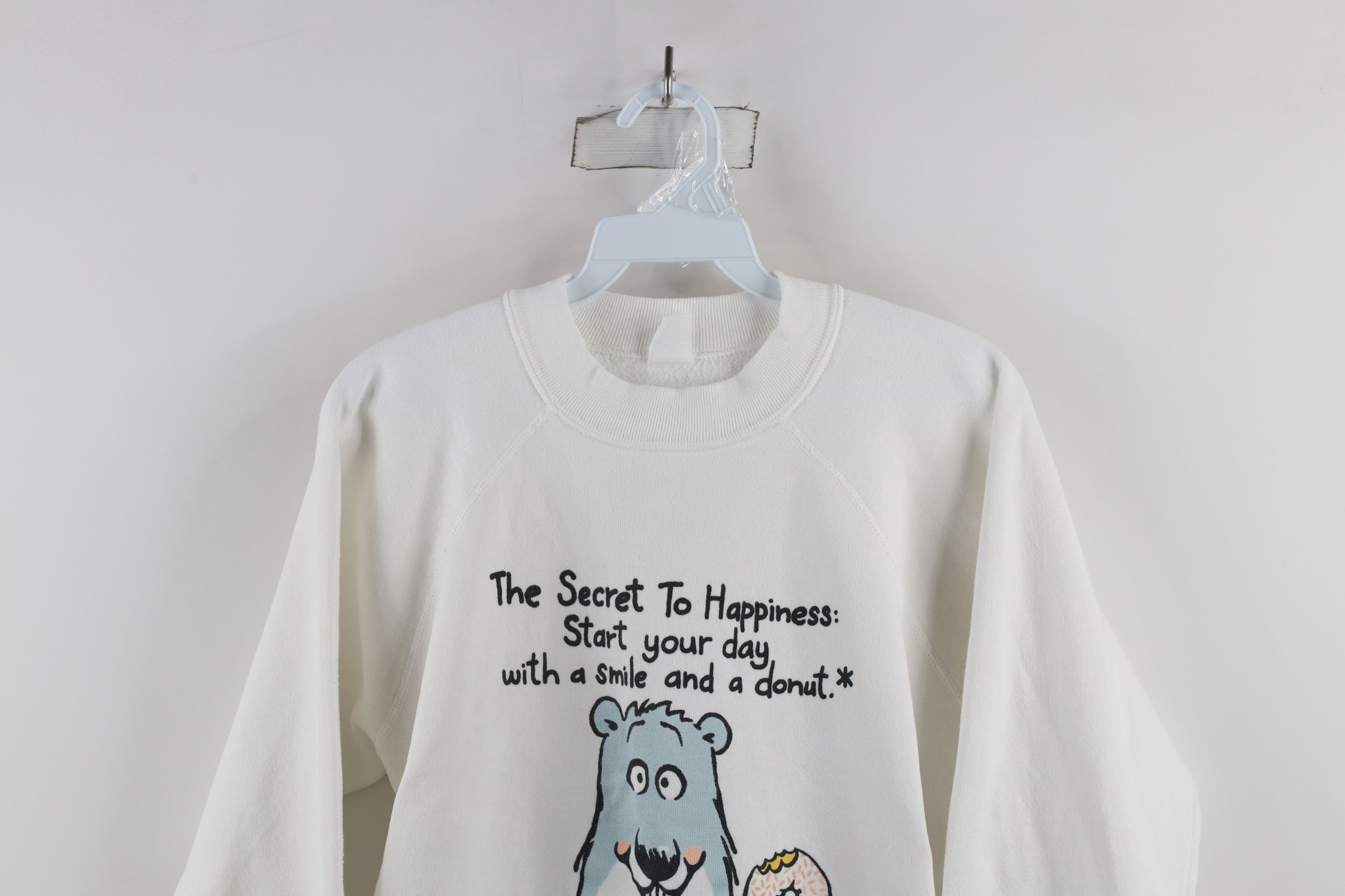 Vintage Vintage 90s Hallmark Shoebox Greetings Donut Sweatshirt Size L / US 10 / IT 46 - 2 Thumbnail
