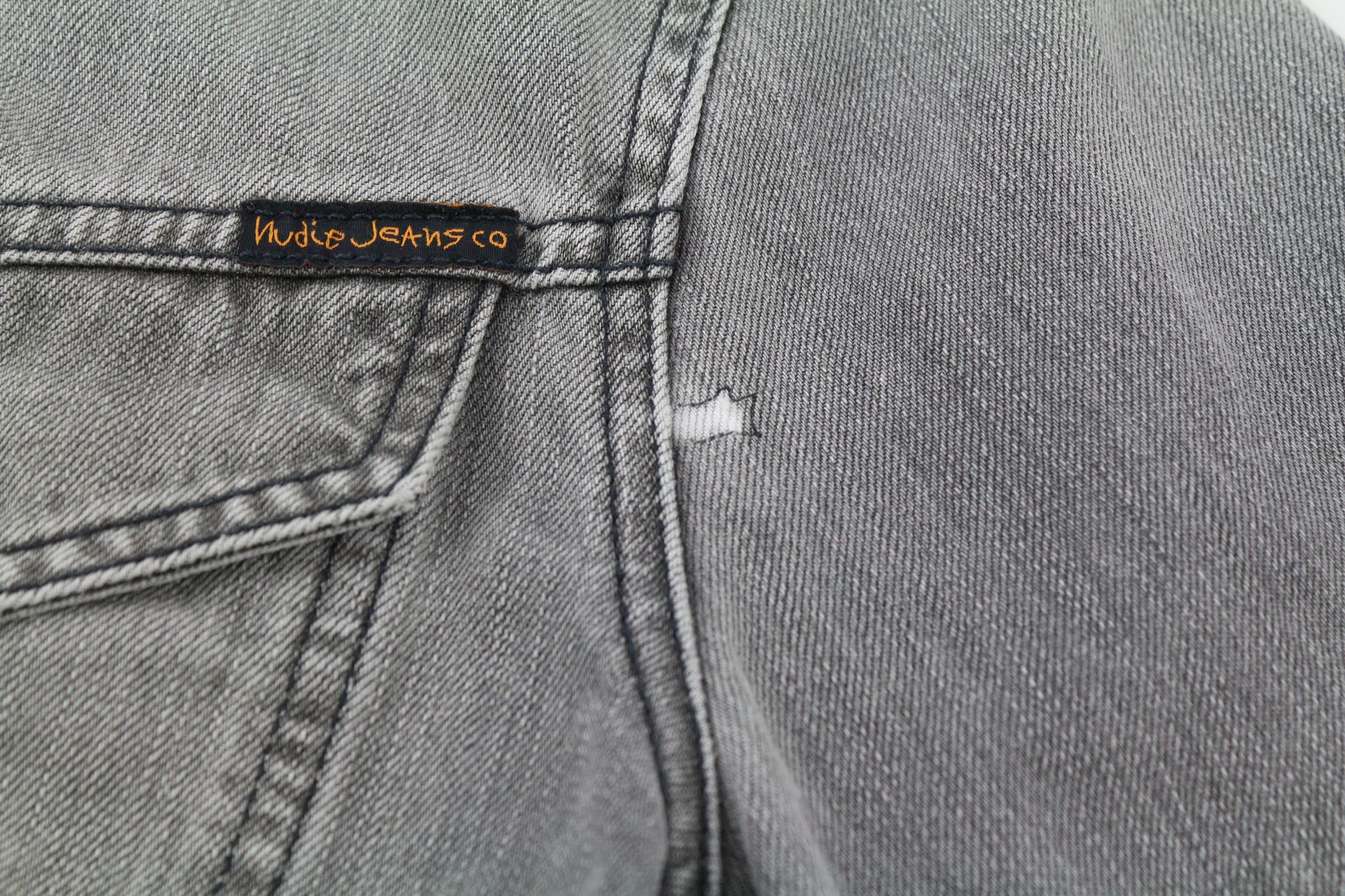Nudie Jeans CONNY ORG. FOG S Organic Cotton Grey Denim Jacket 80339 Size US S / EU 44-46 / 1 - 7 Thumbnail