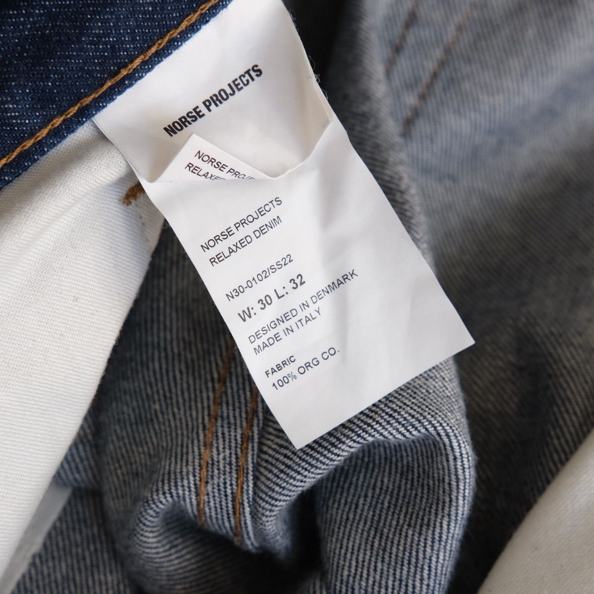 Norse Projects Norse Projects Relaxed Denim Indigo 30x32 Size US 30 / EU 46 - 9 Thumbnail