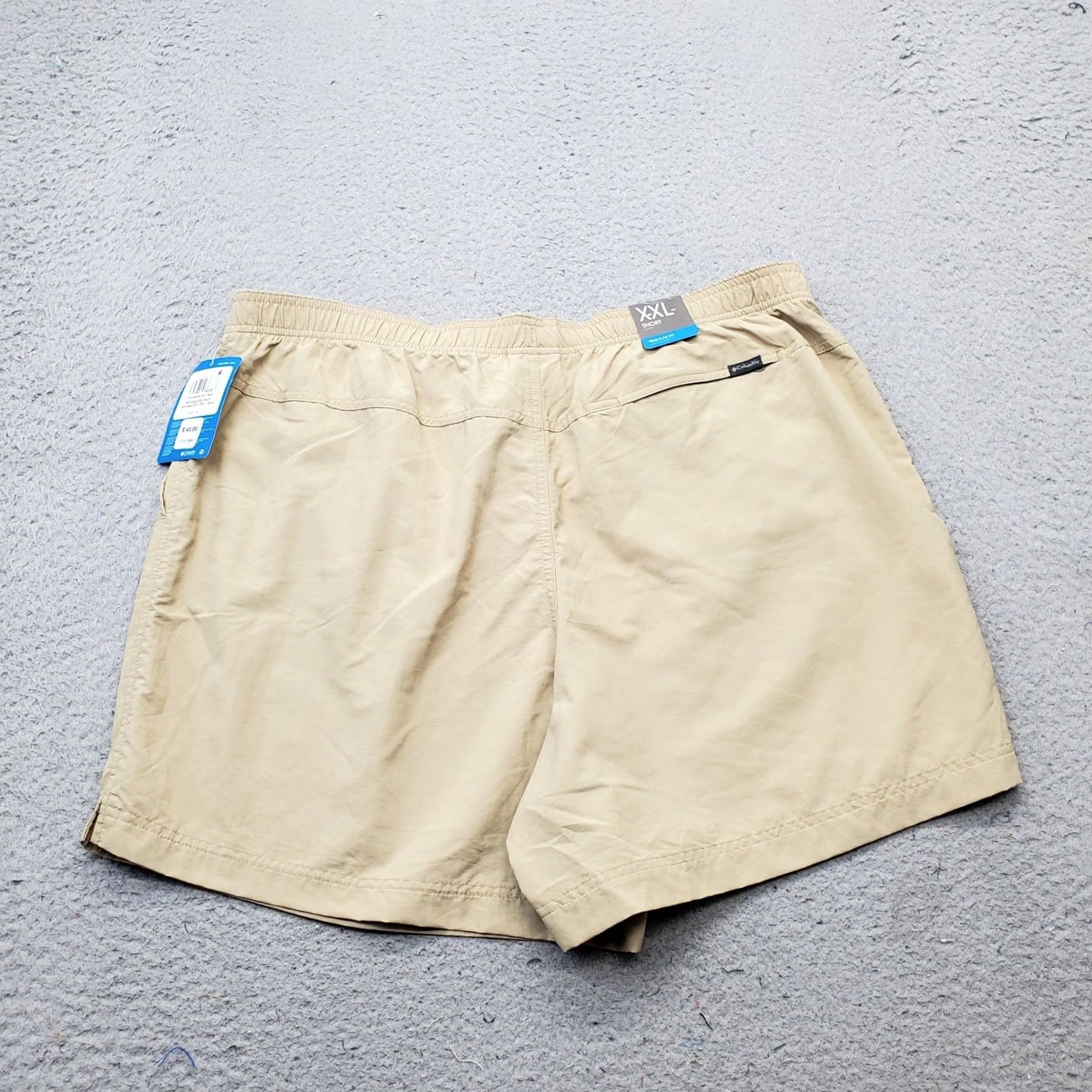 Vintage Columbia Pocketville Trail Shorts Womens XXL Brown Regular Fit Elastic Waist Size 40" / US 18 - 2 Thumbnail