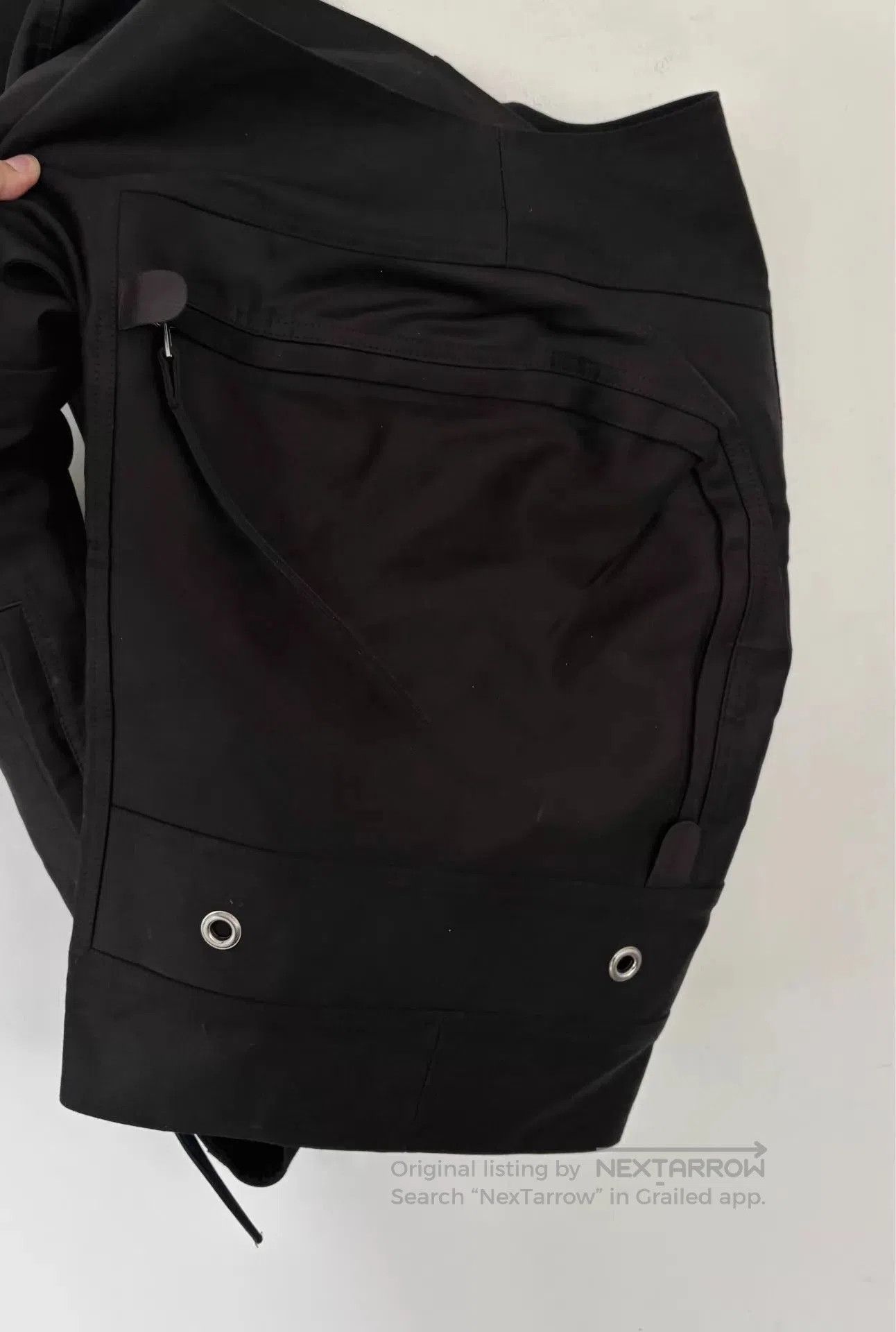 Rick Owens Black High Neck Long Sleeve Top. Size US M / EU 48-50 / 2 - 5 Thumbnail