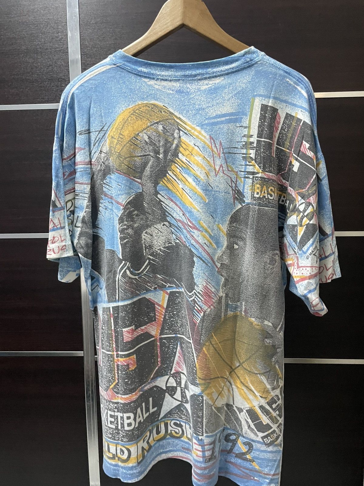 NBA × USA Olympics × Vintage Vintage Team USA “Dream Team” Gold Rush tee 1992 Size US XL / EU 56 / 4 - 5 Thumbnail