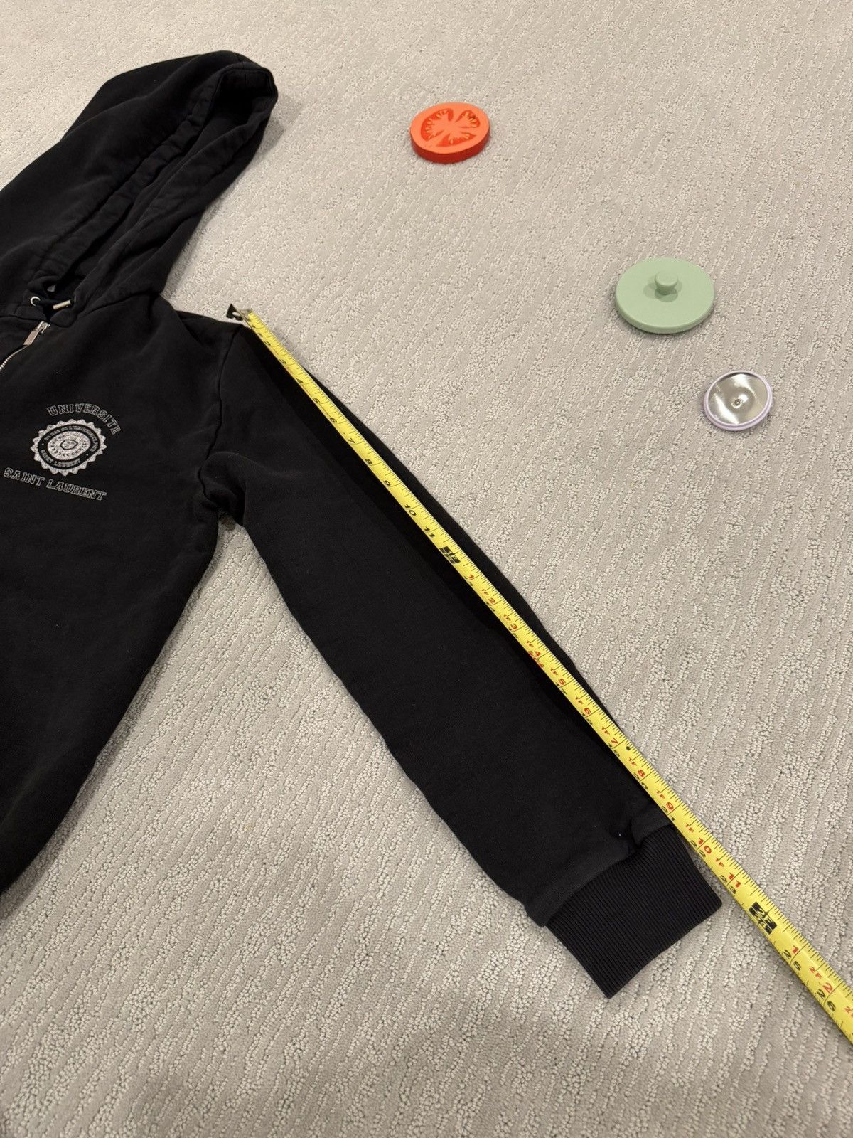 Saint Laurent Paris Saint Laurent University Zip Up Sz XL Size XL / US 12-14 / IT 48-50 - 12 Thumbnail