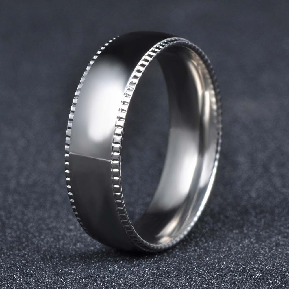 Jewelry Stainless Steel Rock Ring Size ONE SIZE - 1 Thumbnail