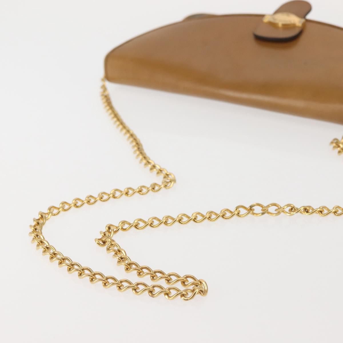 Dior DIOR Honeycomb Canvas Chain Shoulder Bag Pvc Brown Gold Size ONE SIZE - 7 Thumbnail
