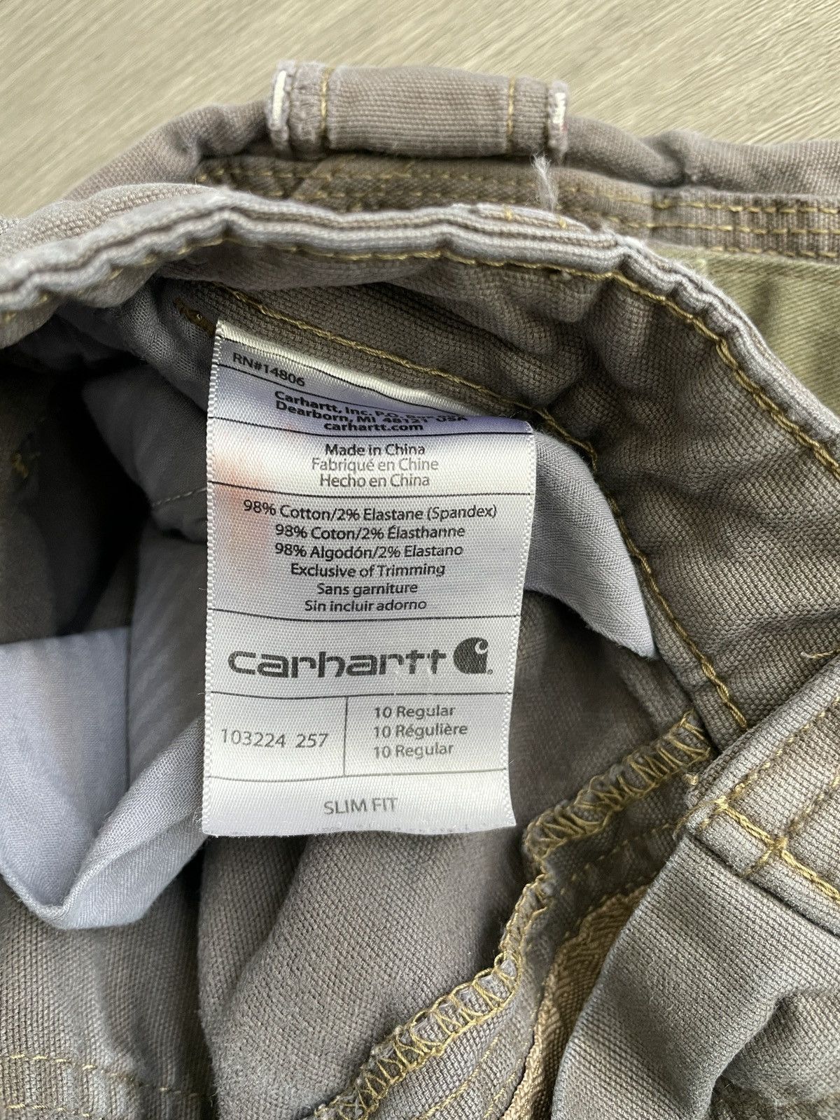 Carhartt × Other Y2K Carhartt “Reworked Utility” Cargo Pants (Sz.29R) Size 29" - 3 Thumbnail
