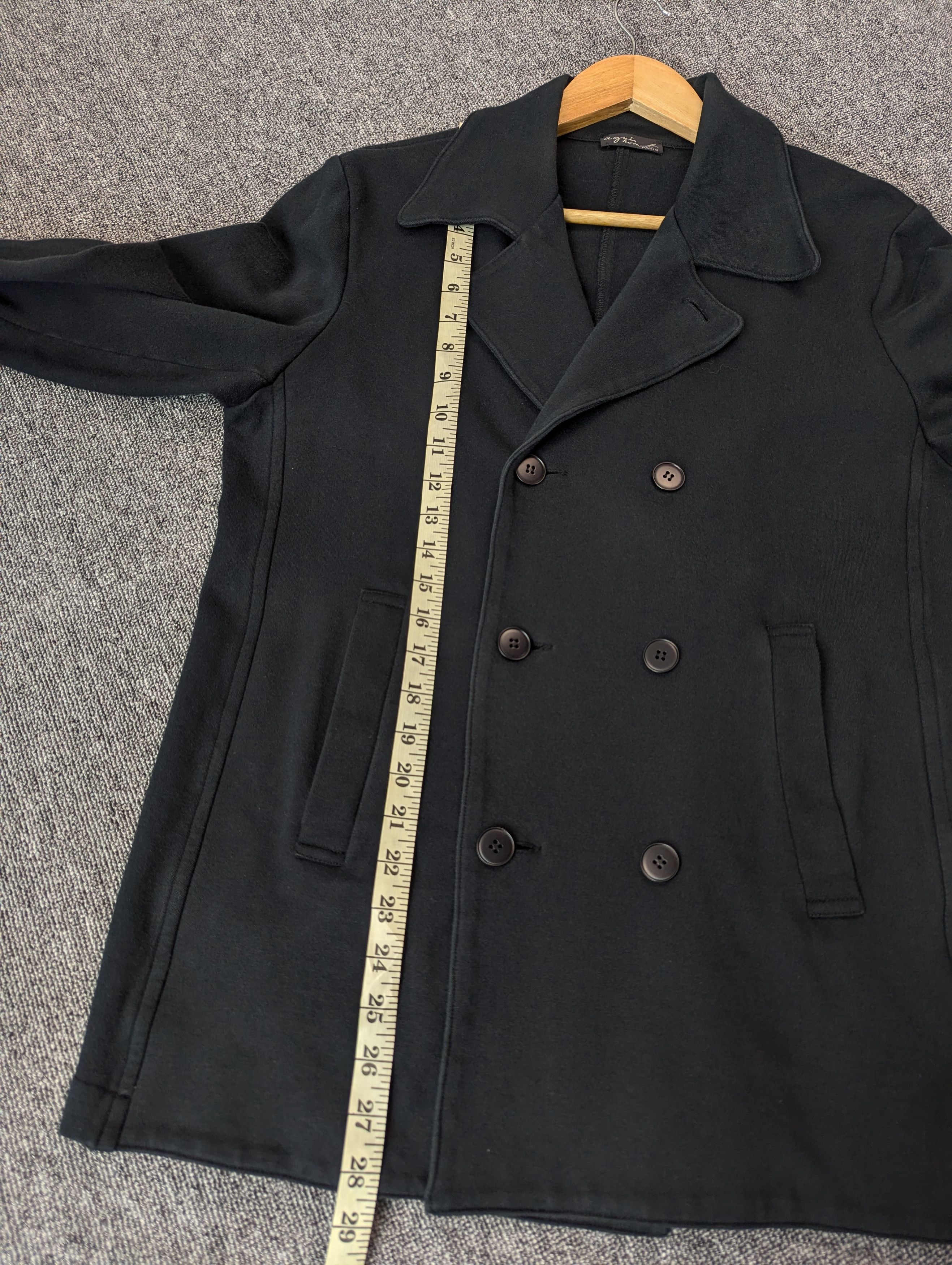 agnes b. Agnes B Home Paris Double Breasted Cotton Coat Jacket Size US M / EU 48-50 / 2 - 8 Thumbnail