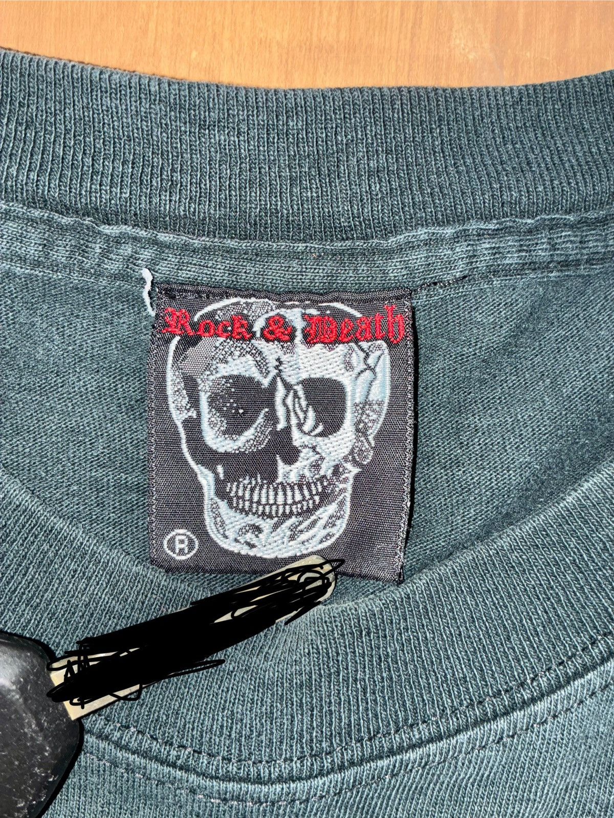 Vintage EZLN 1990’s Rock & Death T-shirt black Size US L / EU 52-54 / 3 - 3 Thumbnail