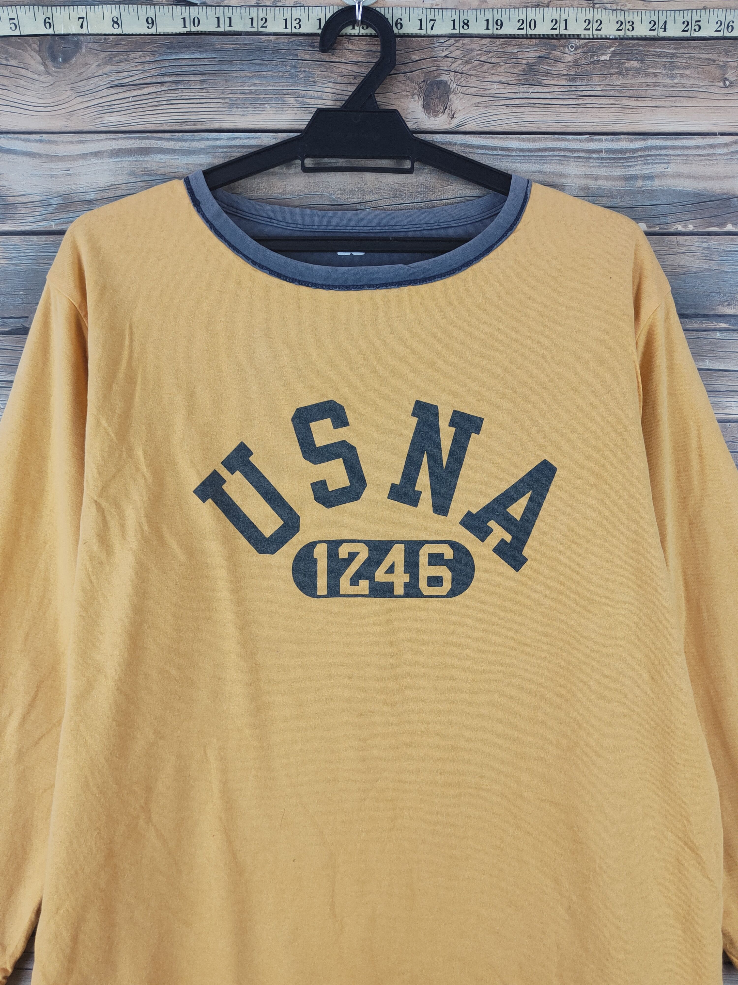 Champion DL Champion USNA reversable vintage Yellow shirt #781 Size US L / EU 52-54 / 3 - 2 Thumbnail