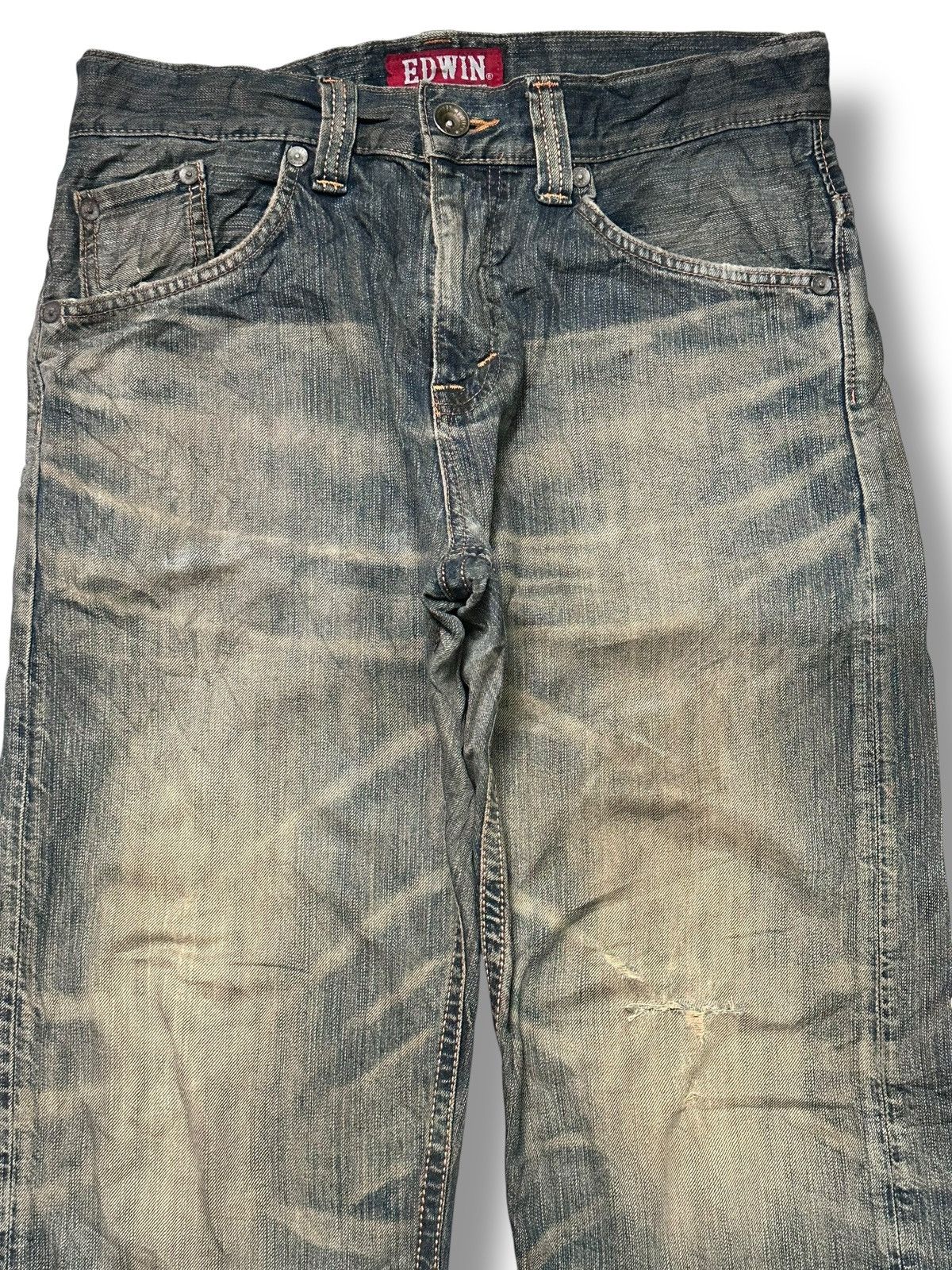 Edwin Edwin Exclusive Vintage Baggy Loose Style With Faded Wash Size US 34 / EU 50 - 3 Thumbnail
