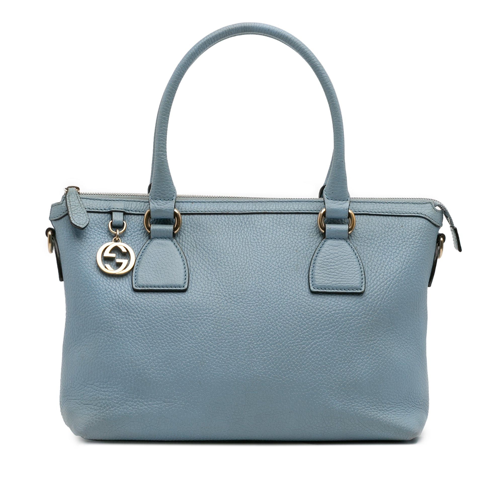 Gucci Leather Interlocking G Charmy Satchel Size ONE SIZE - 1 Thumbnail