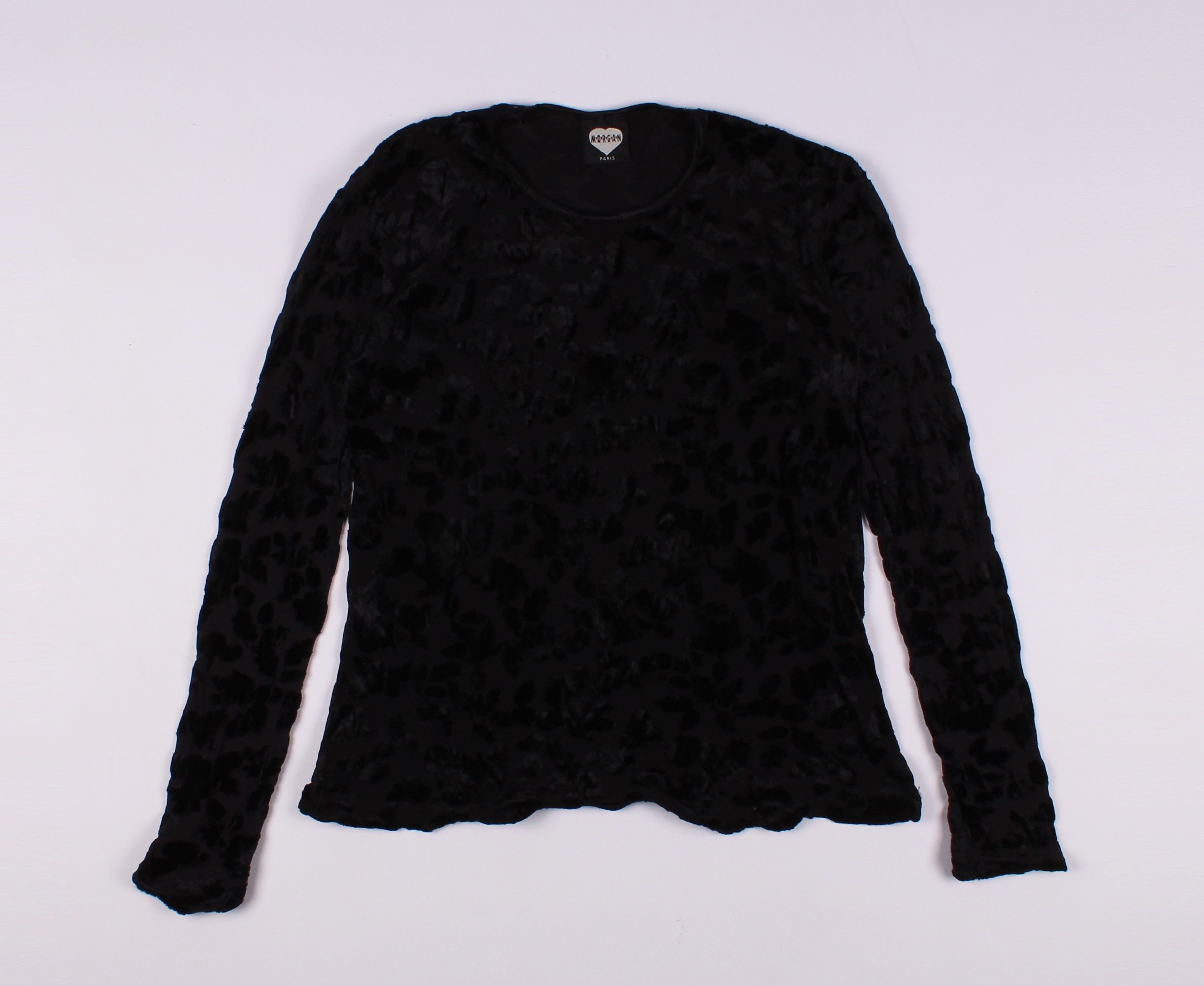 Morgan Homme Vintage Morgan de Toi 90's Mesh Leopard Long Sleeve Top Size S / US 4 / IT 40 - 4 Thumbnail