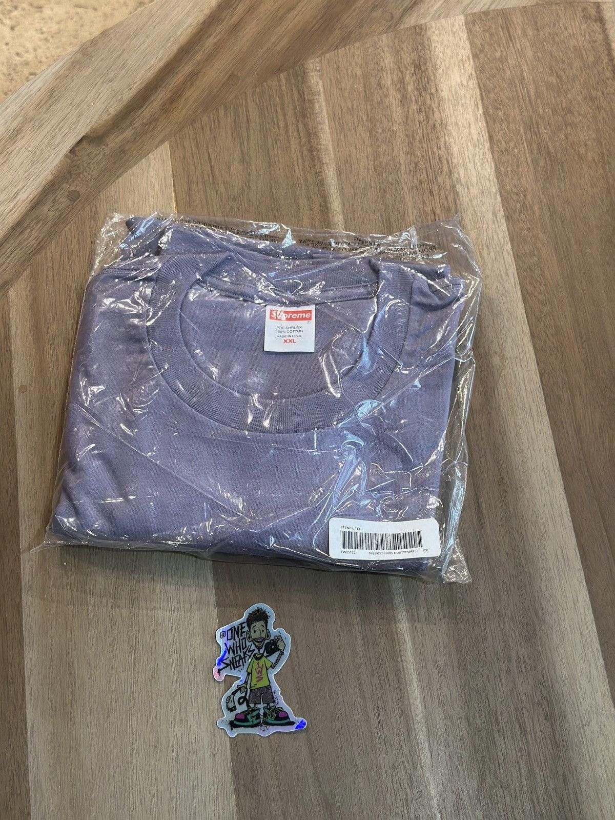 Supreme Supreme Stencil Tee Size XXL Size US XXL / EU 58 / 5 - 2 Thumbnail