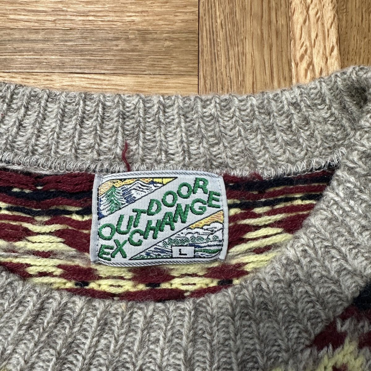 Vintage Vintage Outdoor Exchange wool sweater Size US L / EU 52-54 / 3 - 4 Thumbnail