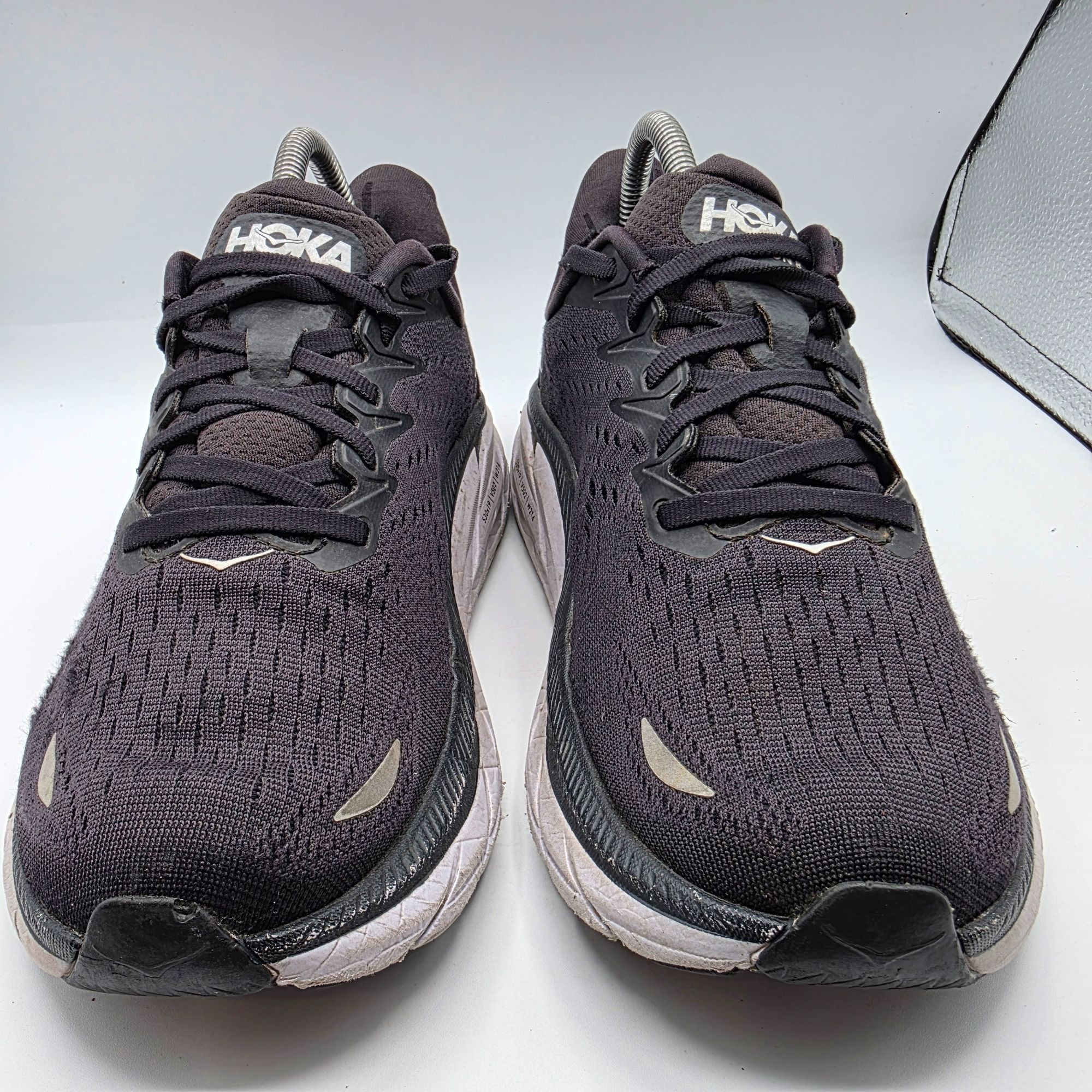 Hoka Hoka One One Clifton 8 Womens Size 8.5 Wide Black Running Sh Size US 8.5 / IT 38.5 - 2 Thumbnail