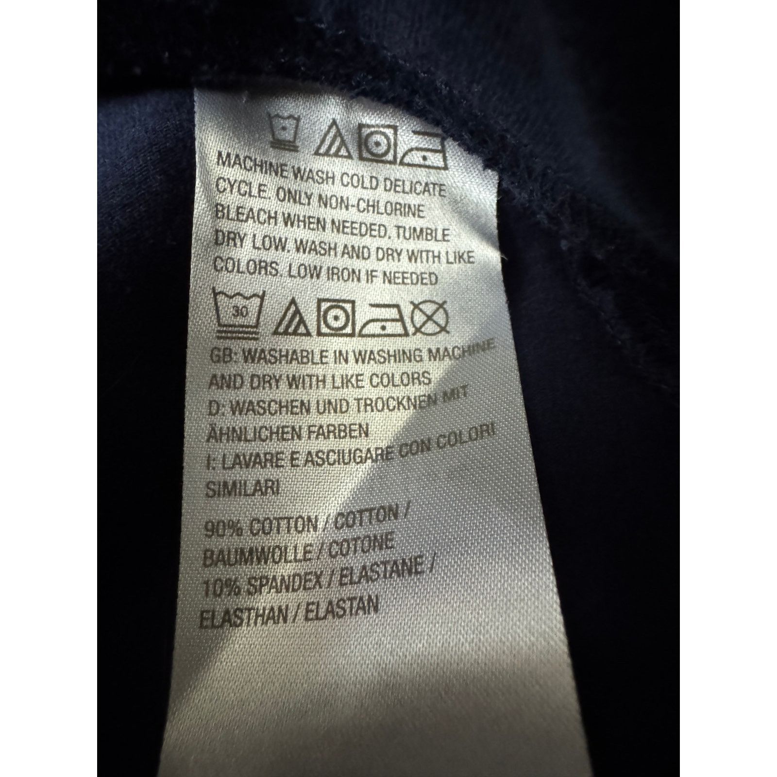 Denim & Co. Denim & Co. Stretch Lightly BootCut Pant Navy Tall XL Size 31" - 10 Thumbnail