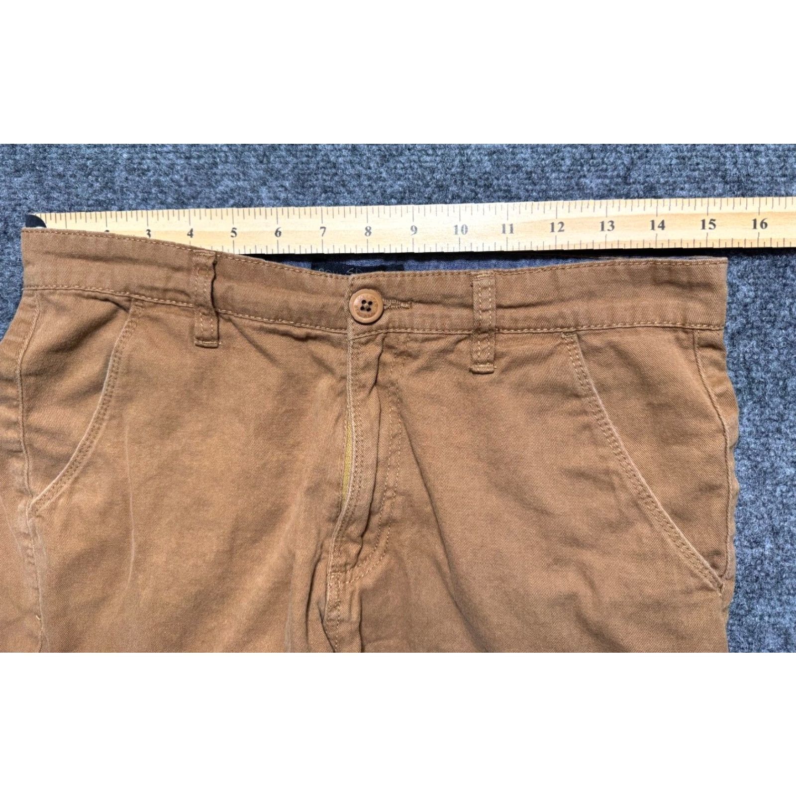 Vintage Soul Star Chino Shorts Men Size 30 Brown Size US 30 / EU 46 - 4 Thumbnail