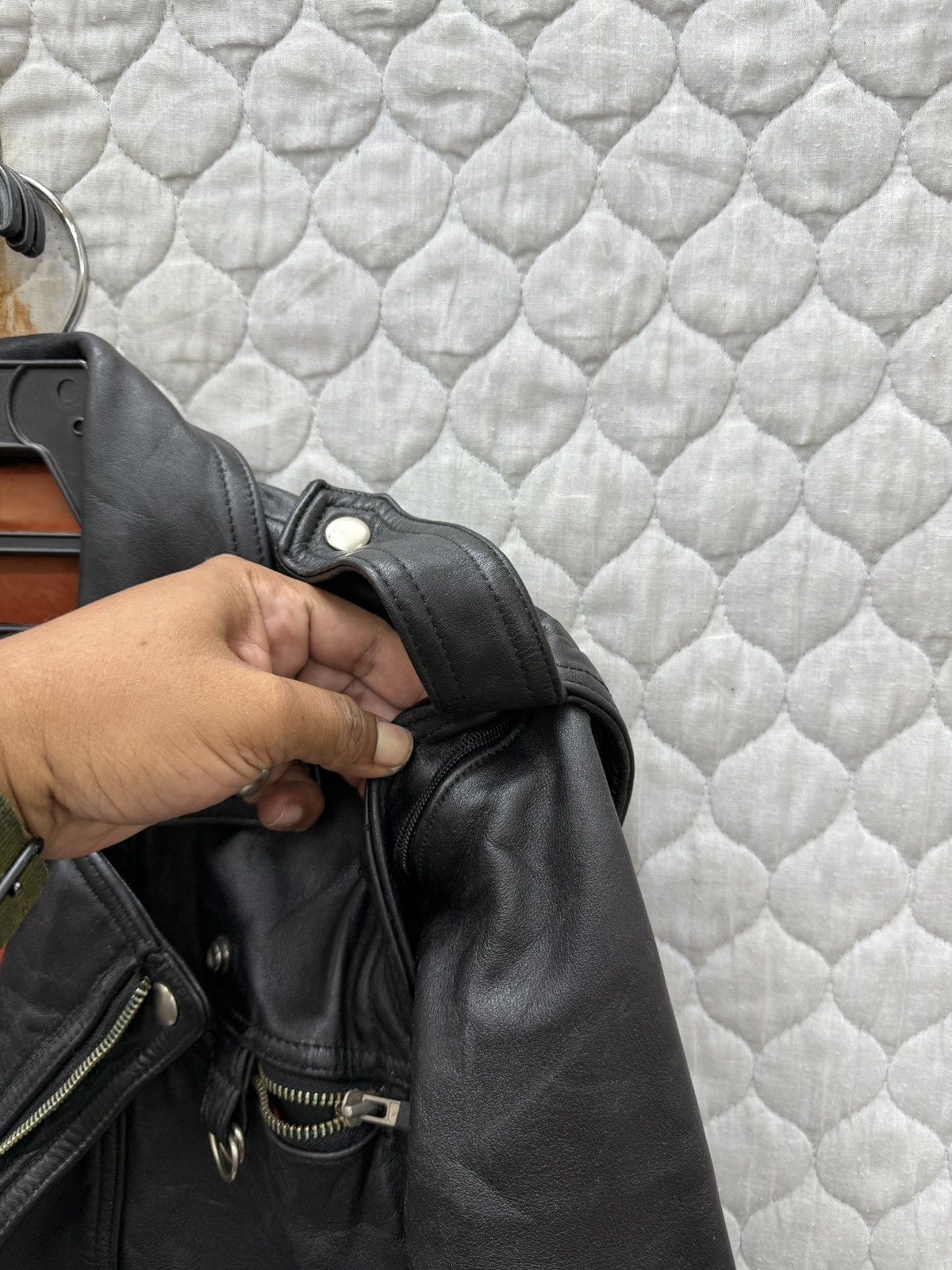 Mastercraft Union 🔥🔥🔥ARCHIVE VTG DOUBLE COLAR LEATHER JACKET Size M / US 6-8 / IT 42-44 - 13 Thumbnail