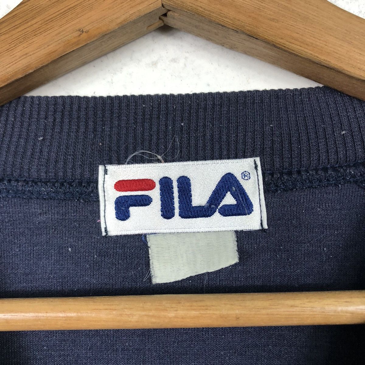 Fila × Japanese Brand 📌Vintage Sweatshirt Fila Big Logo Spell Out Design Size US M / EU 48-50 / 2 - 14 Thumbnail