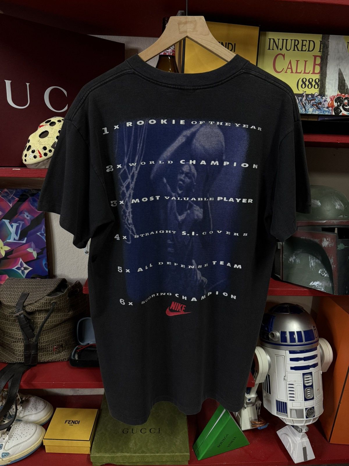 Vintage Vintage 90’s Michael Jordan Nike T-Shirt Adult Size Medium Size US M / EU 48-50 / 2 - 2 Thumbnail