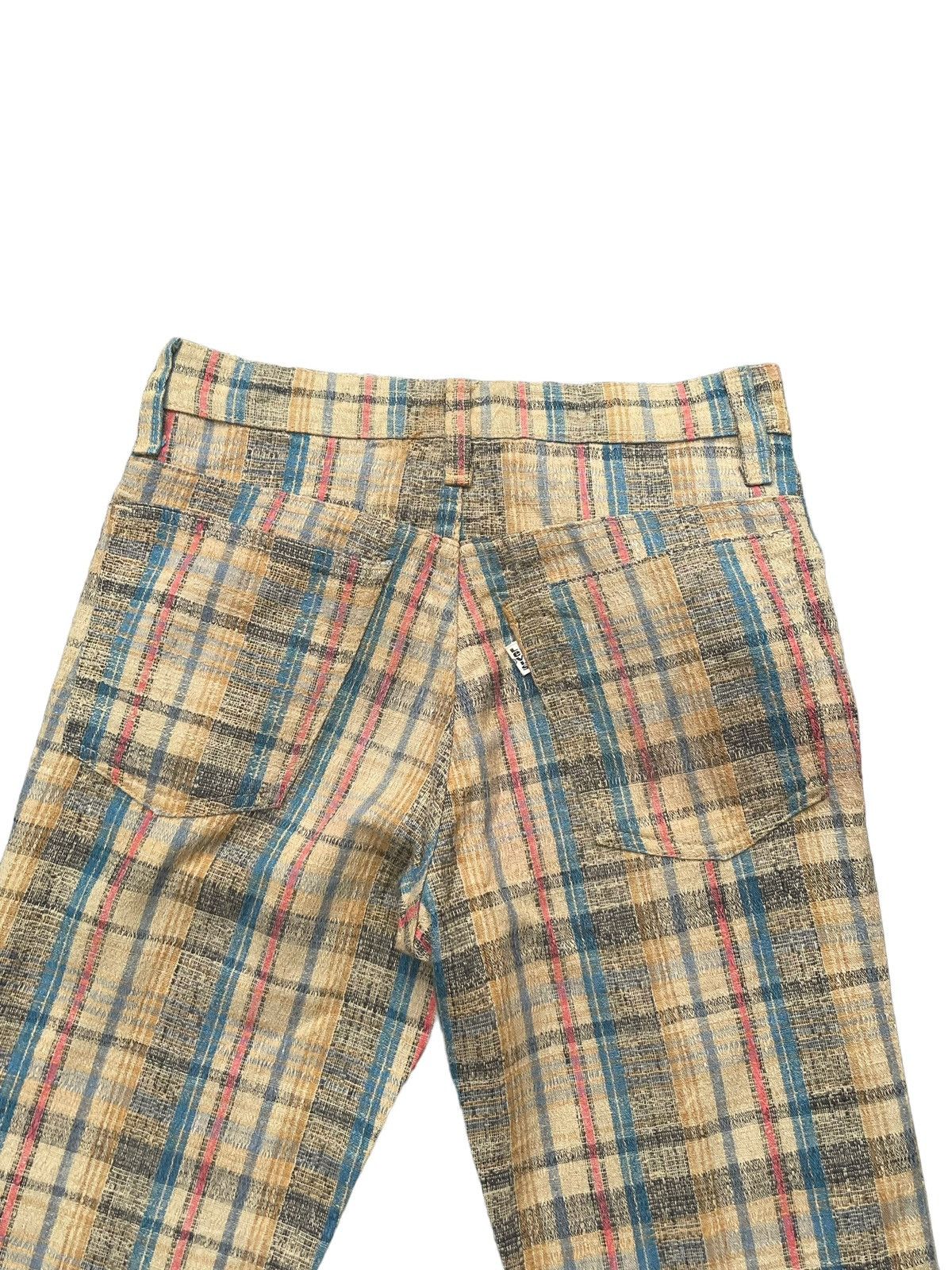 Levi's Vintage 1973 Flare Levis White Tag Checkered Size US 28 / EU 44 - 16 Thumbnail