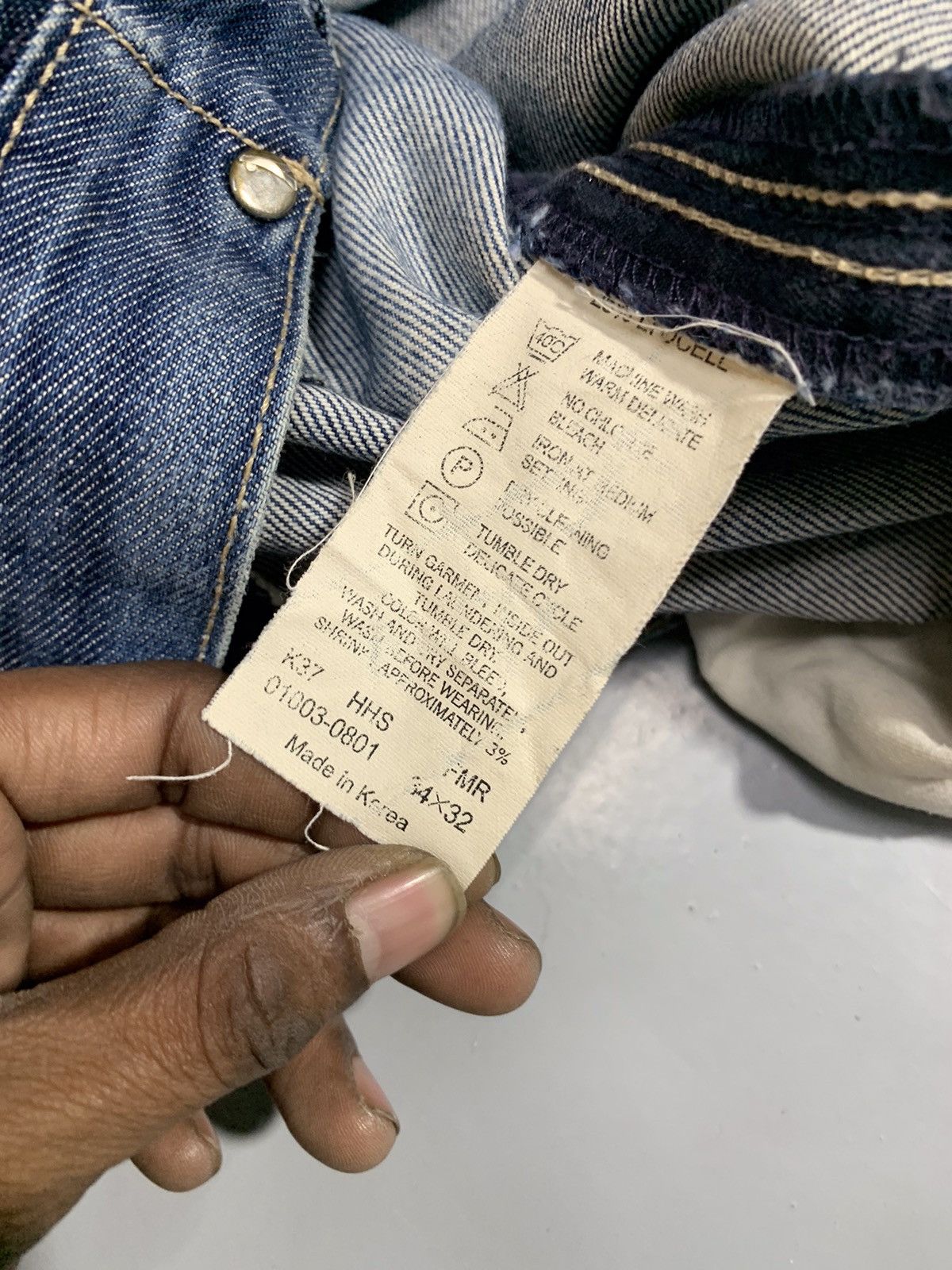 Levi's Vintage Levi’s engineer jeans denim Size US 34 / EU 50 - 8 Thumbnail