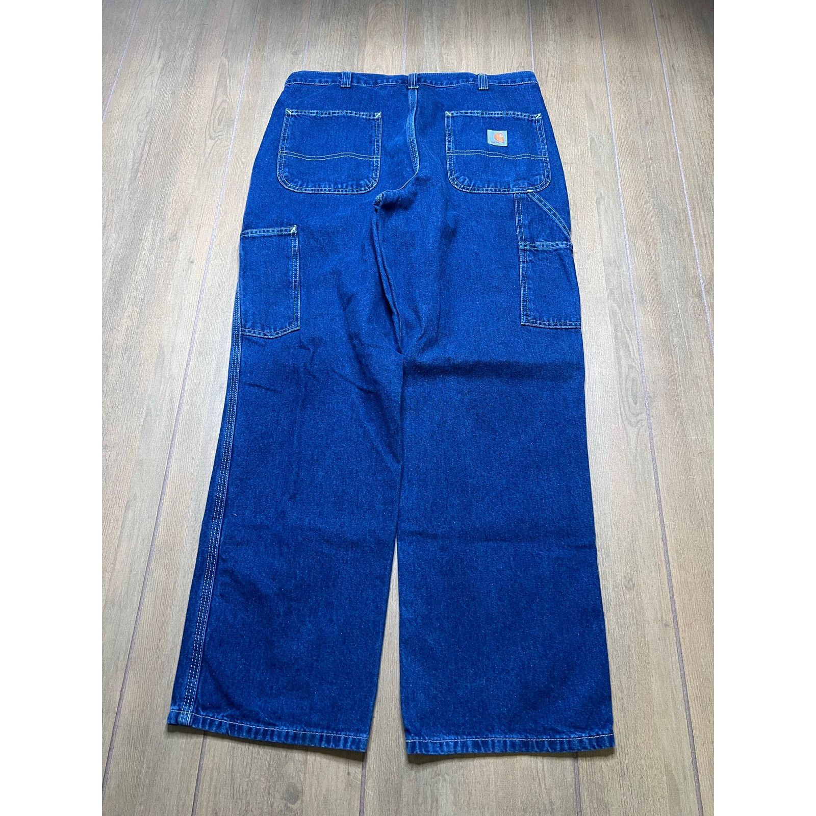 Carhartt Vintage Carhartt Dungaree Fit Carpenter Jeans, Sz 34x30 Y2K Size US 34 / EU 50 - 3 Thumbnail