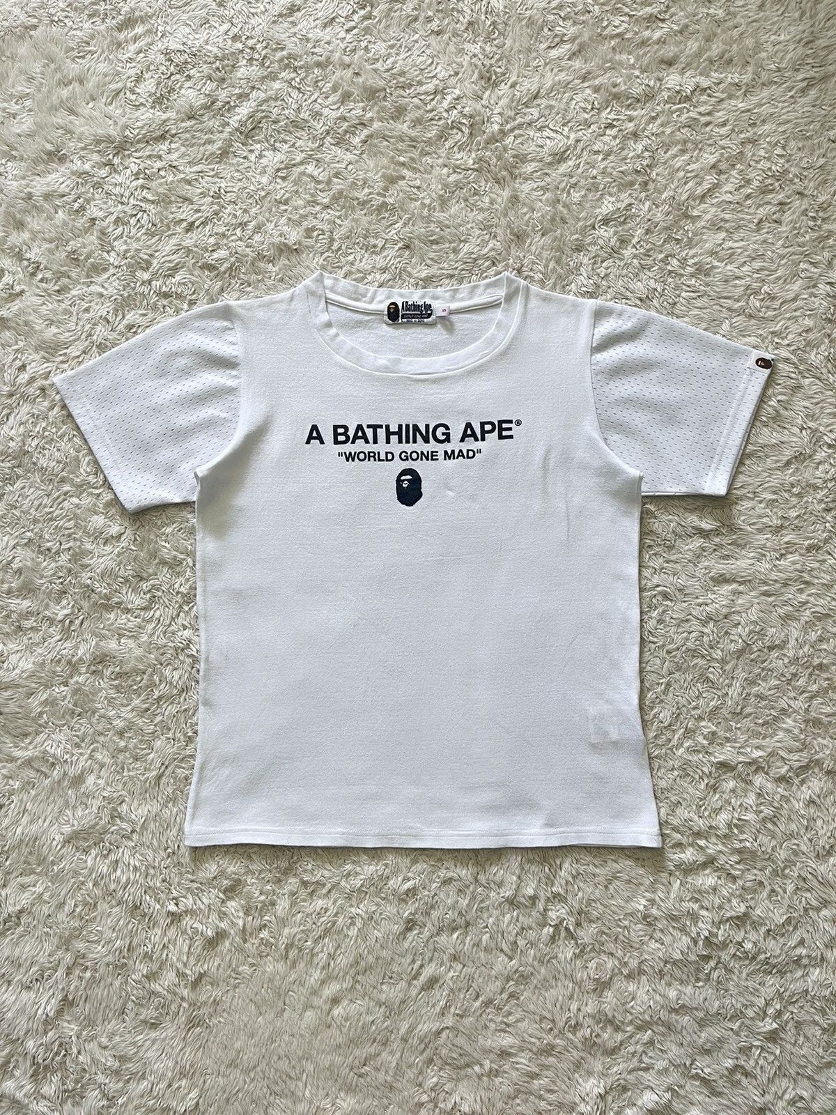 Bape × Nigo SAMPLE PRODUCT💥 bathing ape crop top mesh sleeve Size S / US 4 / IT 40 - 1 Thumbnail