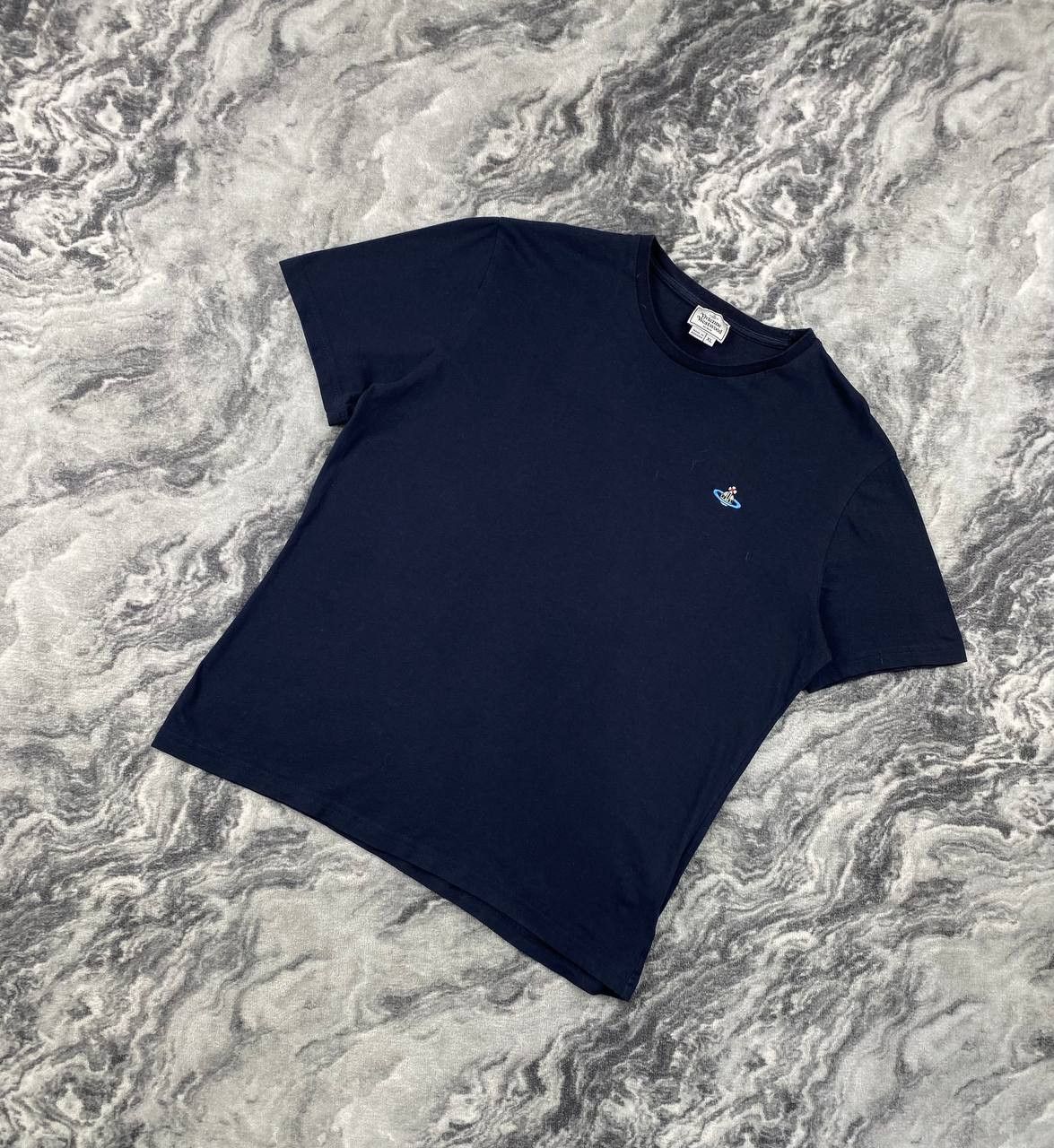 Vivienne Westwood Vintage Vivienne Westwood Logo Orb T Shirt Men Size XL Blue Size US XL / EU 56 / 4 - 1 Thumbnail