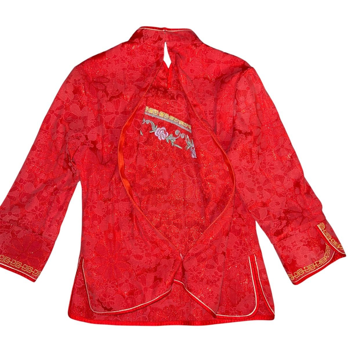 Japanese Brand × Vintage Y2K Kimono Asian Blouse Button Up Jacket chinese japan shirt Size M / US 6-8 / IT 42-44 - 5 Thumbnail