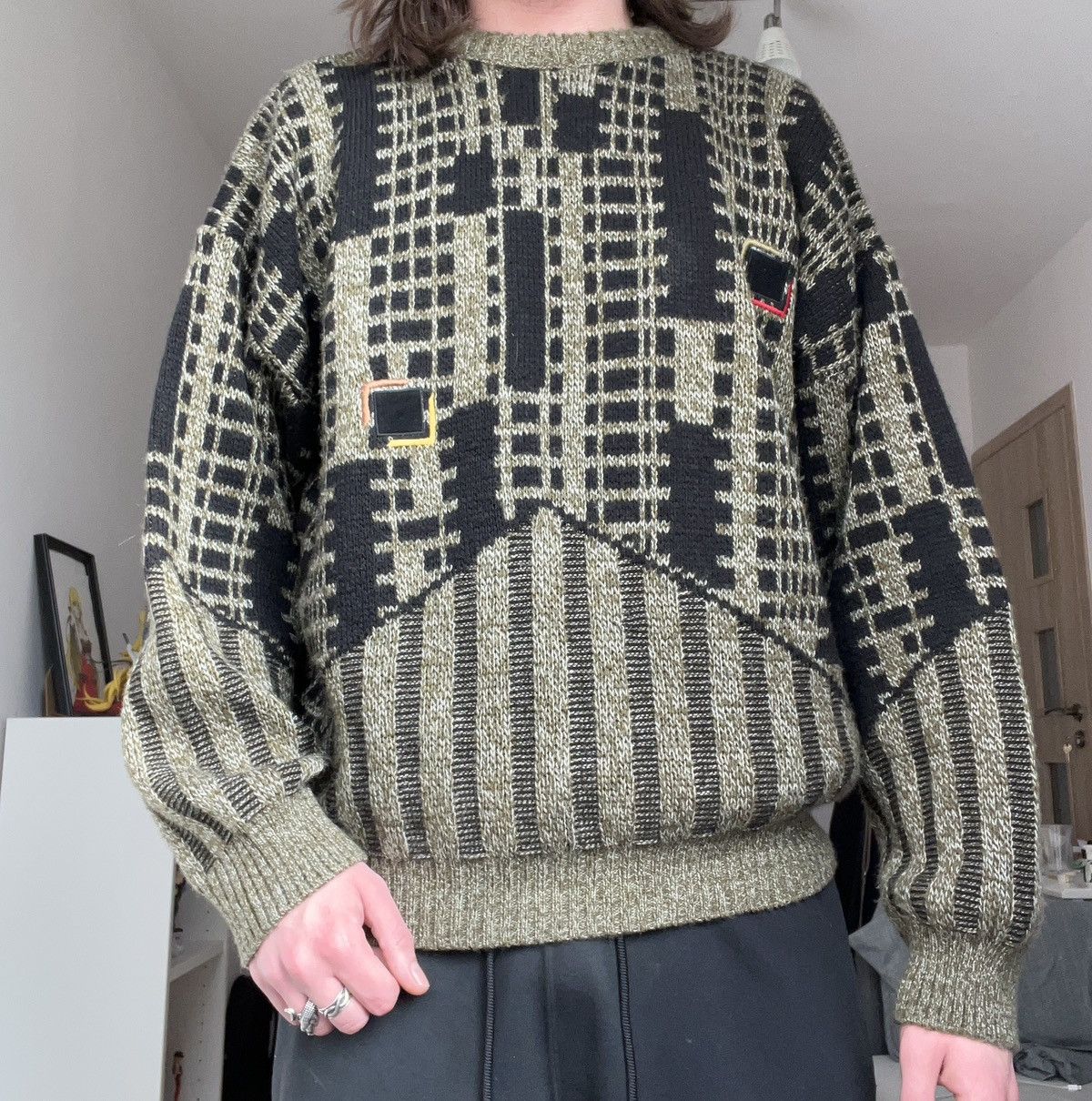 Japanese Brand × Vintage Vintage sweater knitwear Coogi style Golf le fleur Size US L / EU 52-54 / 3 - 4 Thumbnail