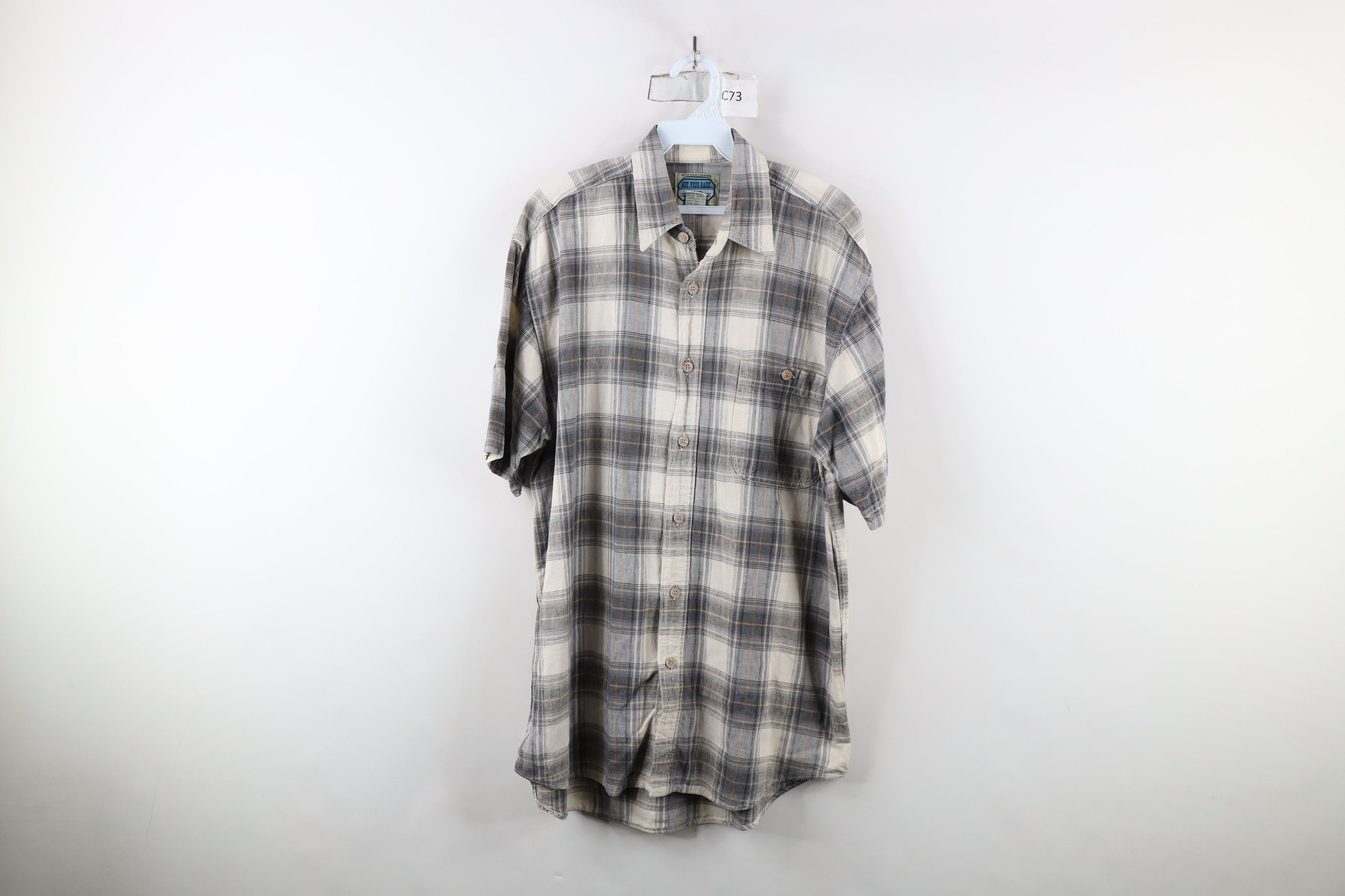 Vintage Vintage 90s Streetwear Blend Baggy Fit Button Shirt Plaid Size US M / EU 48-50 / 2 - 1 Thumbnail