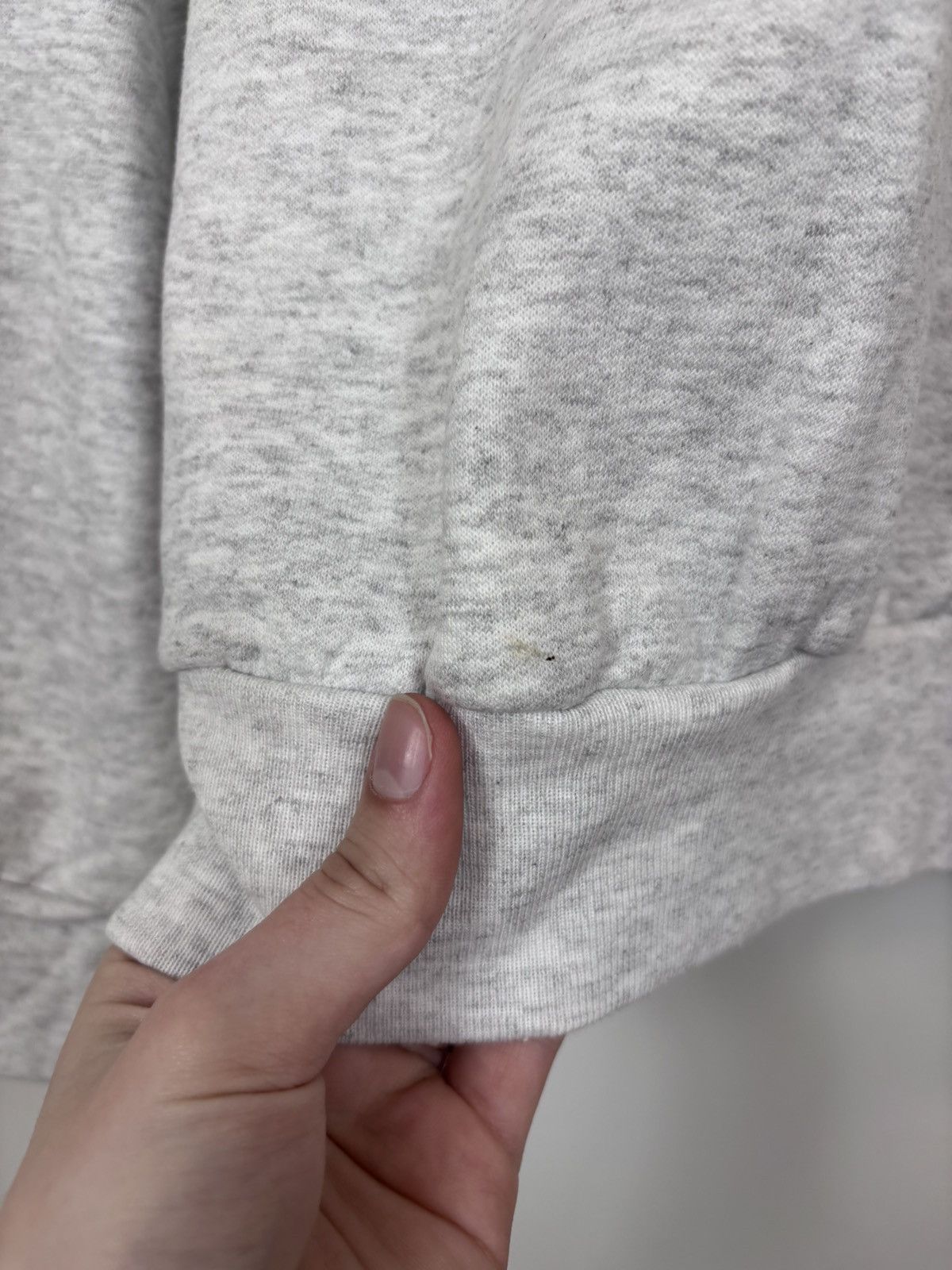 Hanes Vintage Hanes American USA Flag Patriotic Gray Sweatshirt Size US XL / EU 56 / 4 - 11 Thumbnail