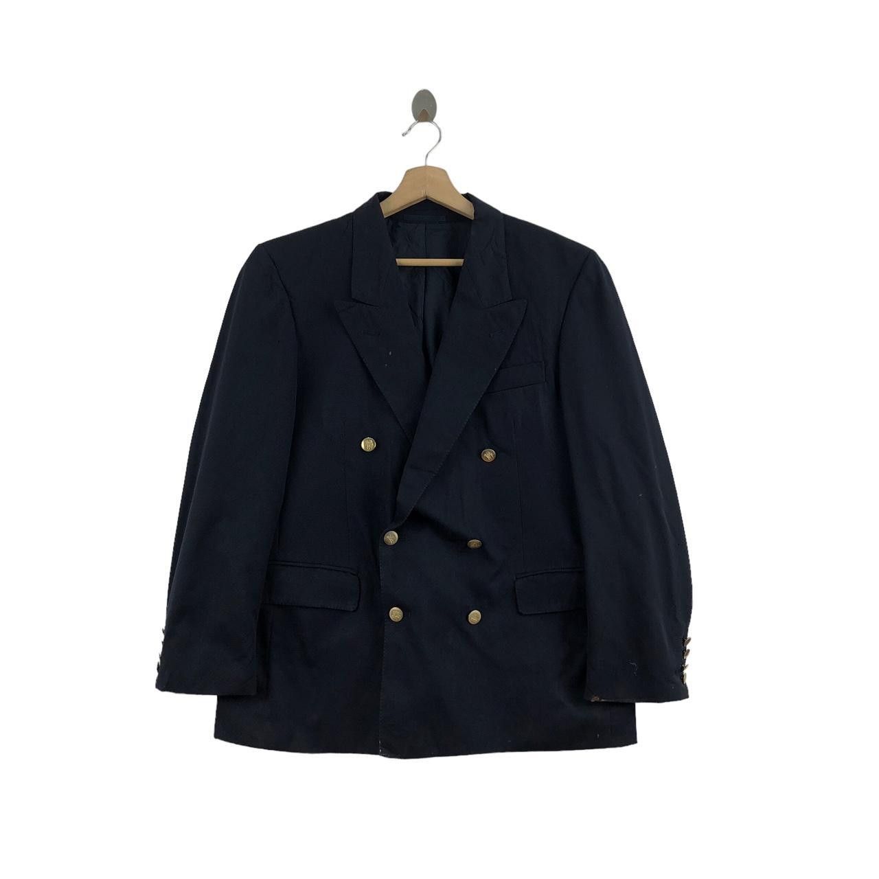 Burberry Vintage 90’ BURBERRY LONDON Gold Button Blazer Coat Size 40R - 1 Thumbnail