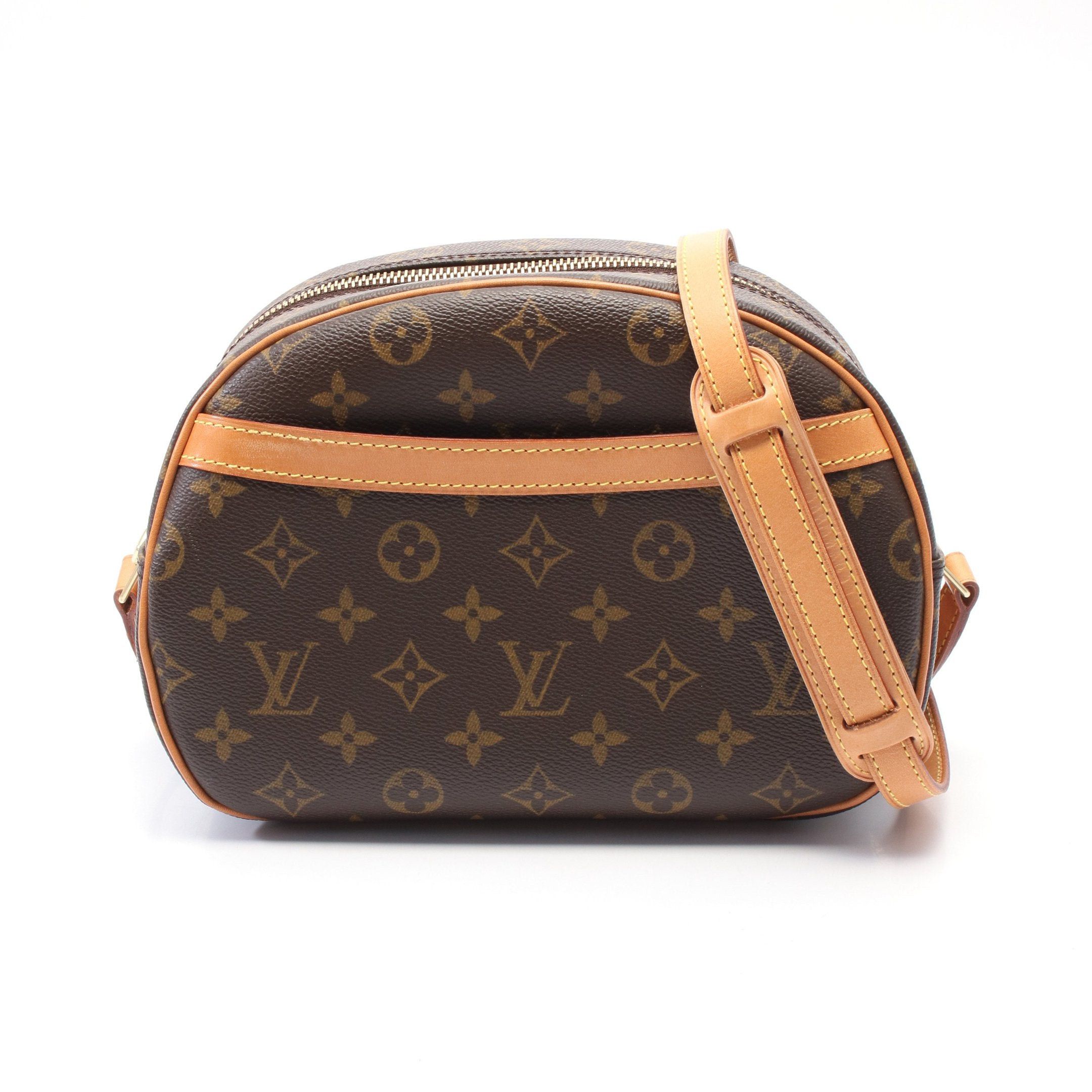 Louis Vuitton Blower Monogram Shoulder Bag Leather Brown, Women's