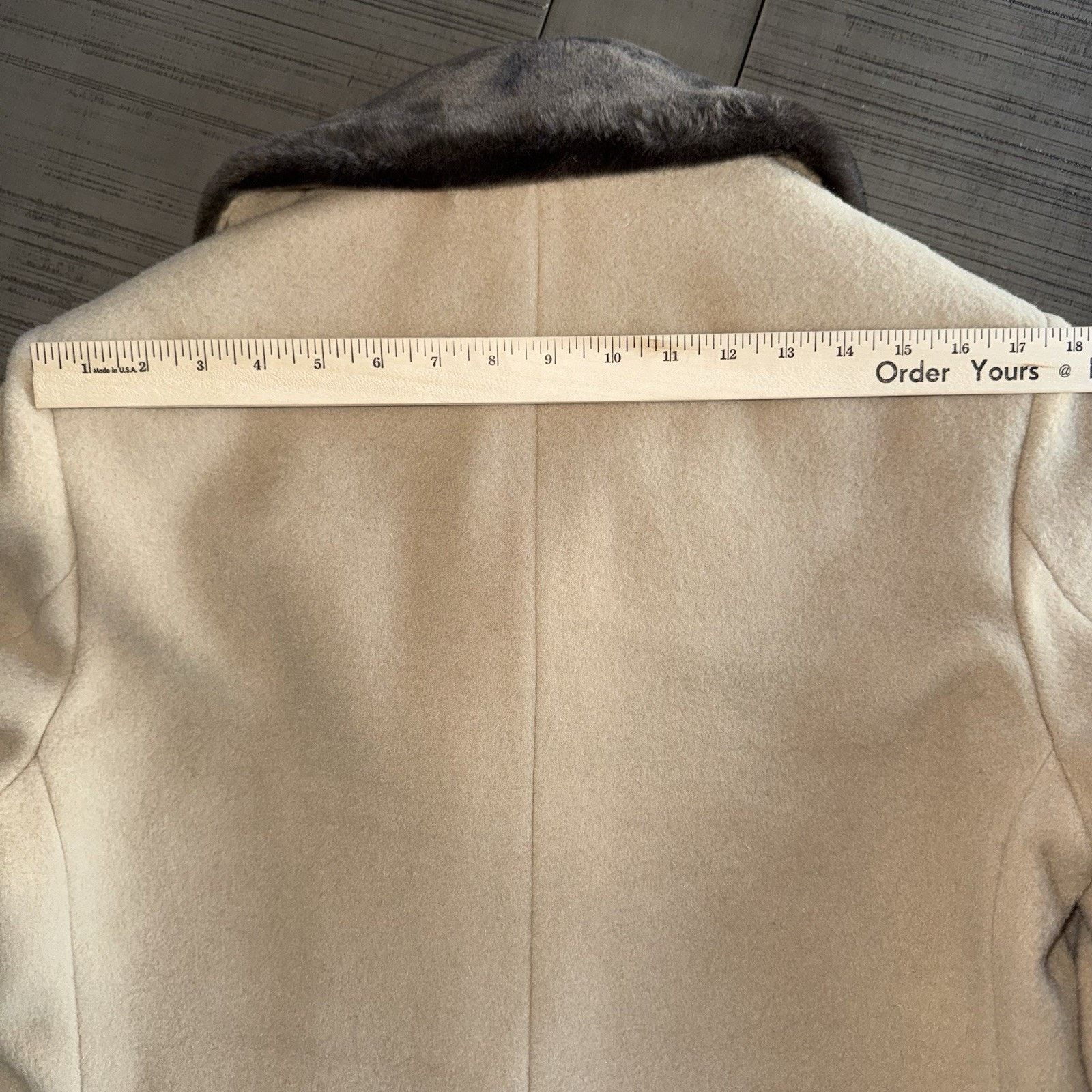 Pendleton Vintage Pendleton Mens 40 Camel Virgin Wool Coat Brown Fur Size US XXS / EU 40 - 9 Thumbnail